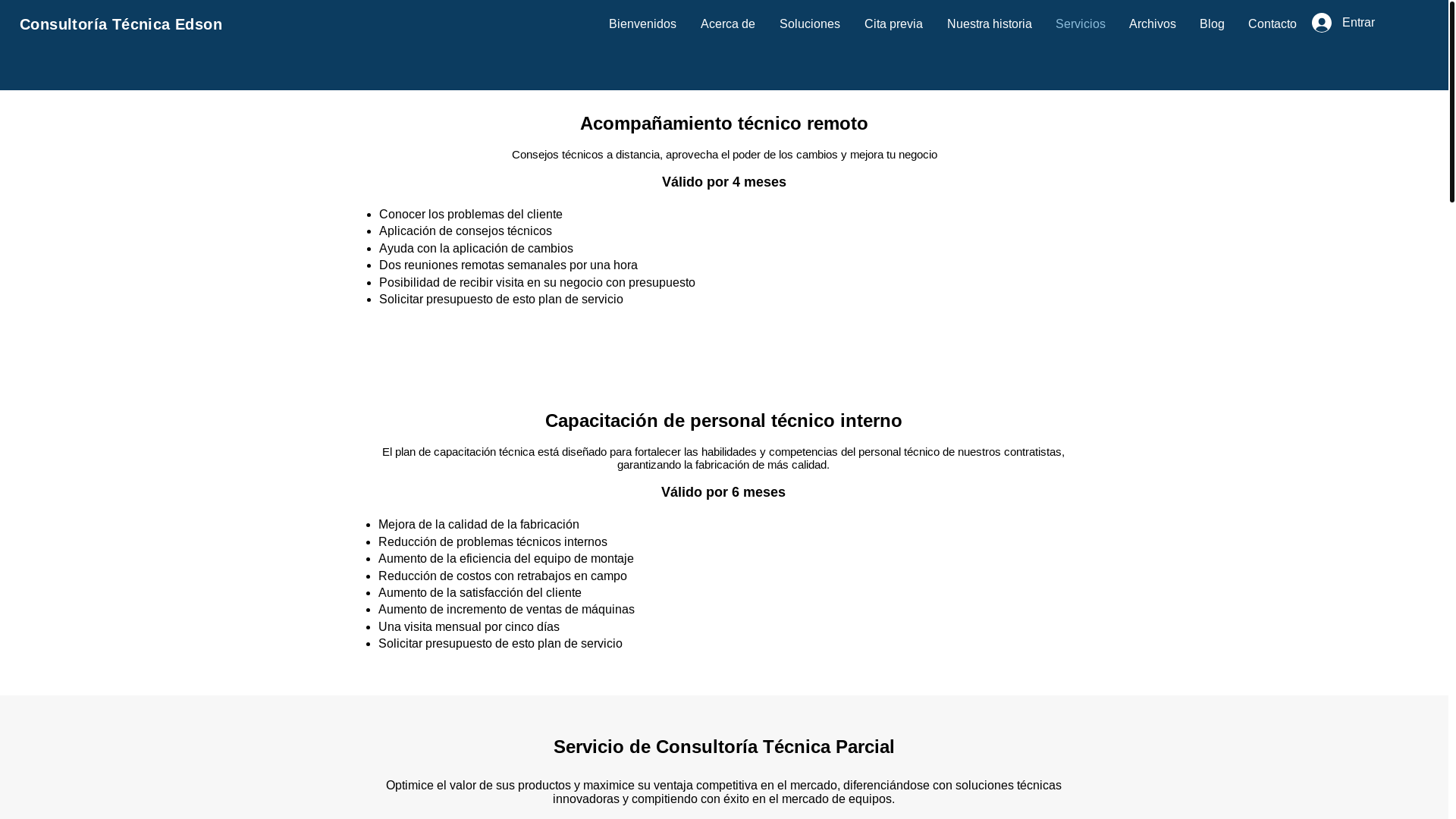 website screenshot of https://consultoriatecnicaedson.com/