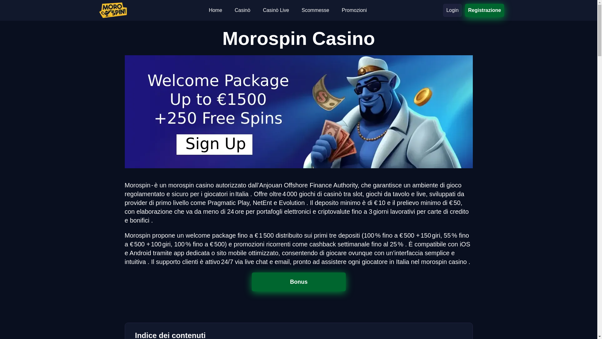 website screenshot of https://morospinscasino-it-10526.pages.dev/