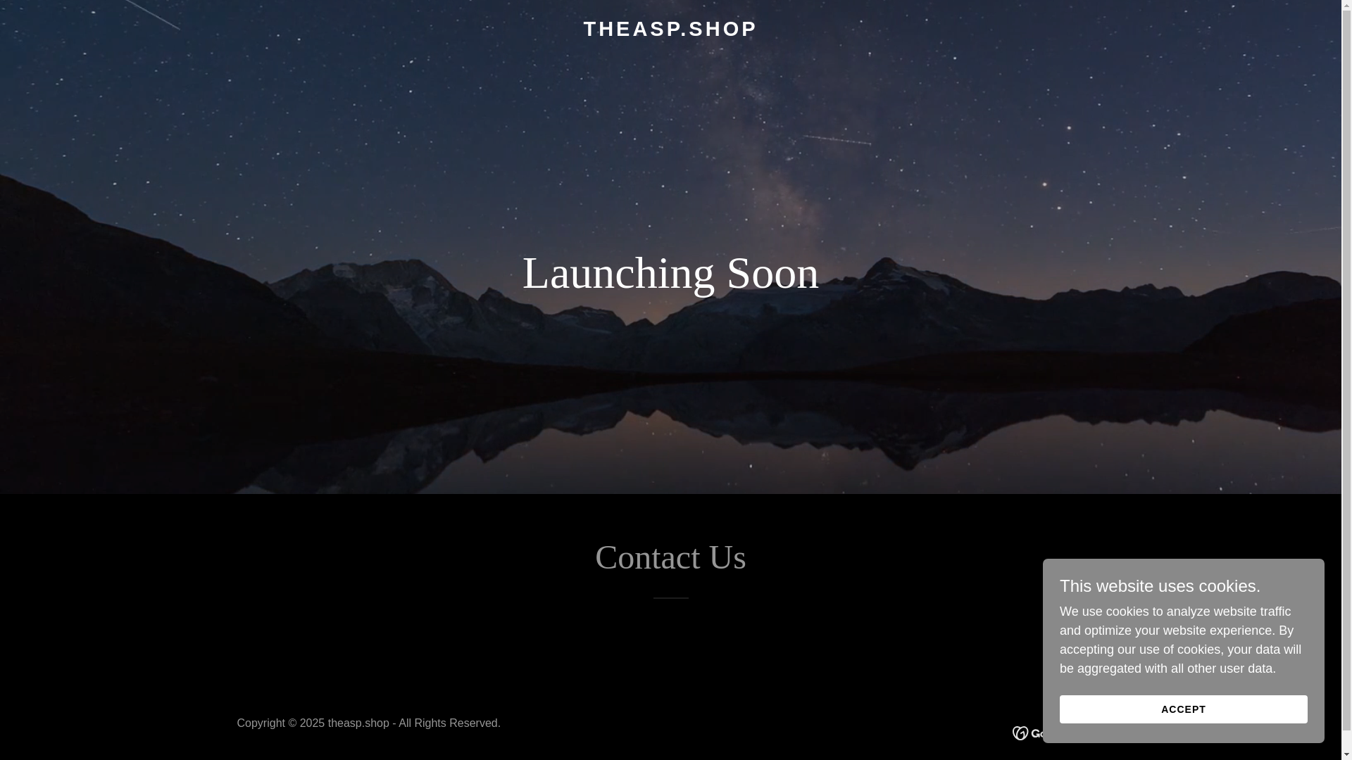 website screenshot of https://theasp.shop/