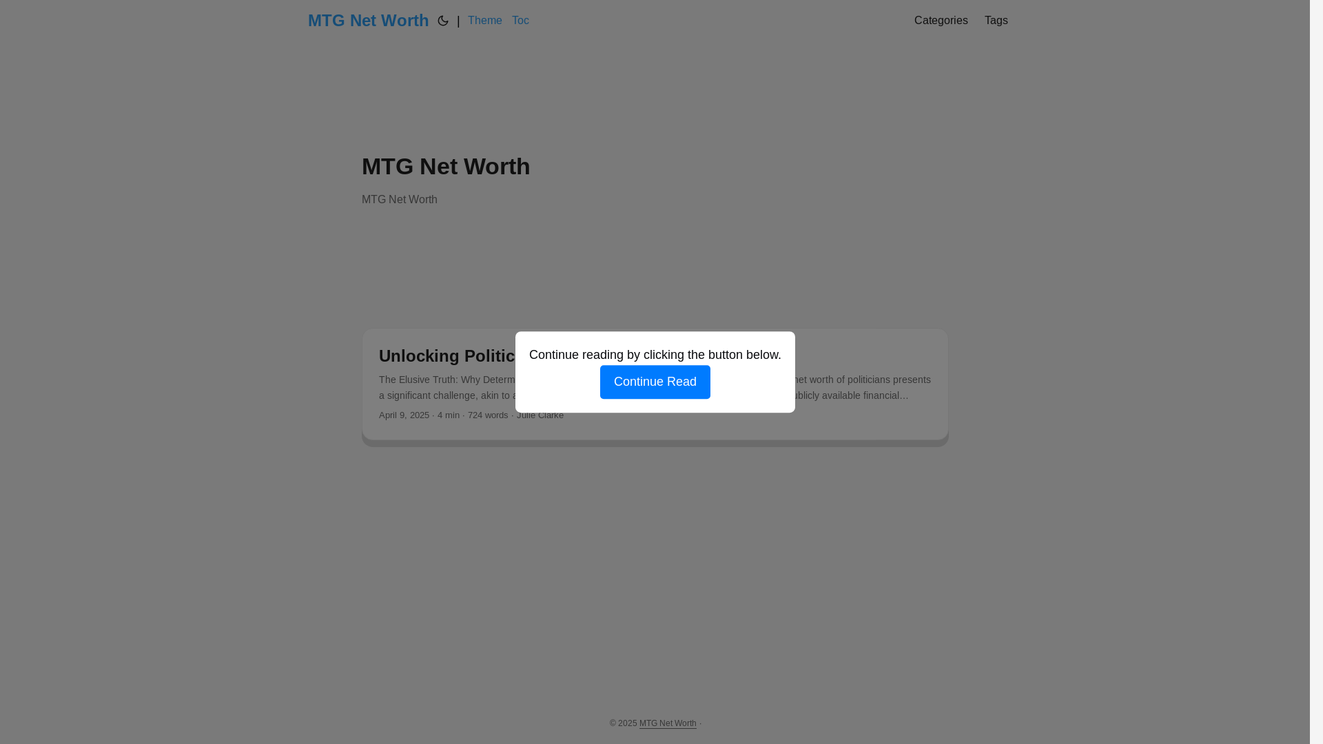 website screenshot of https://mtg-net-worth.pages.dev/