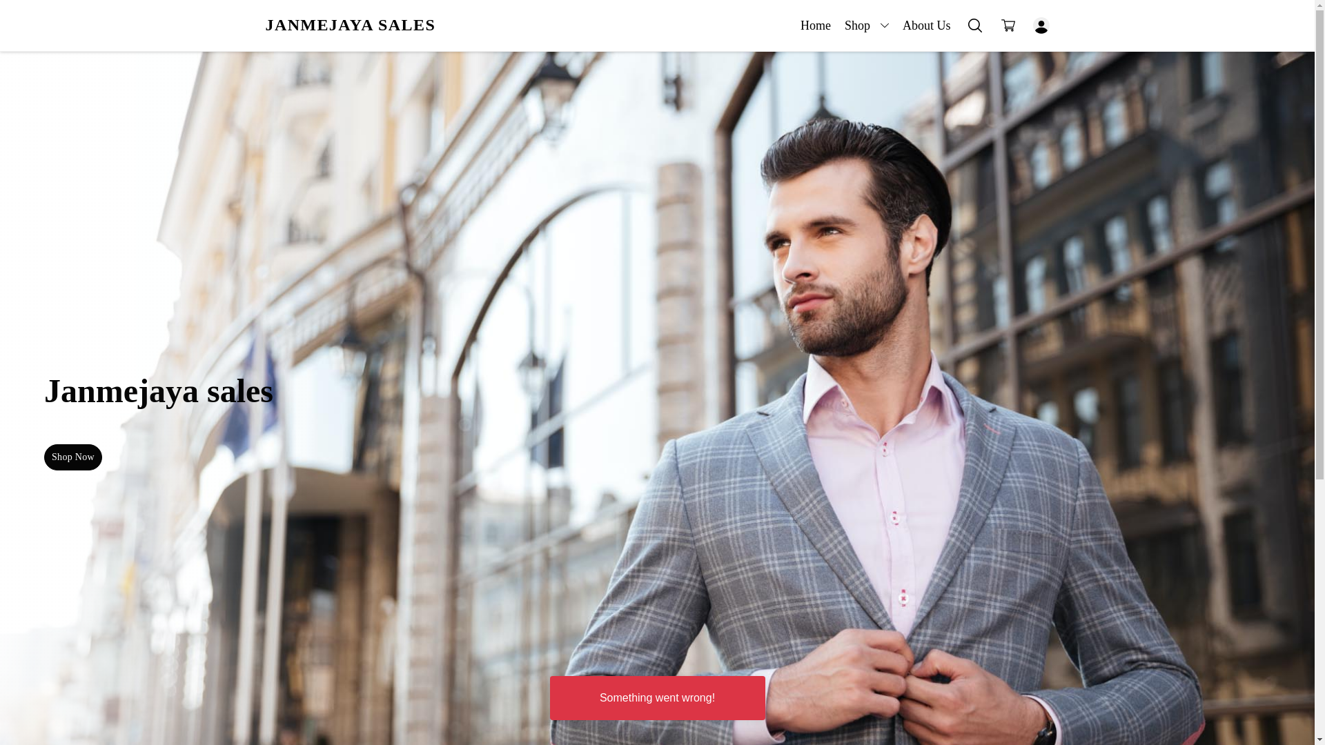 website screenshot of https://janmejayasales.co.in/