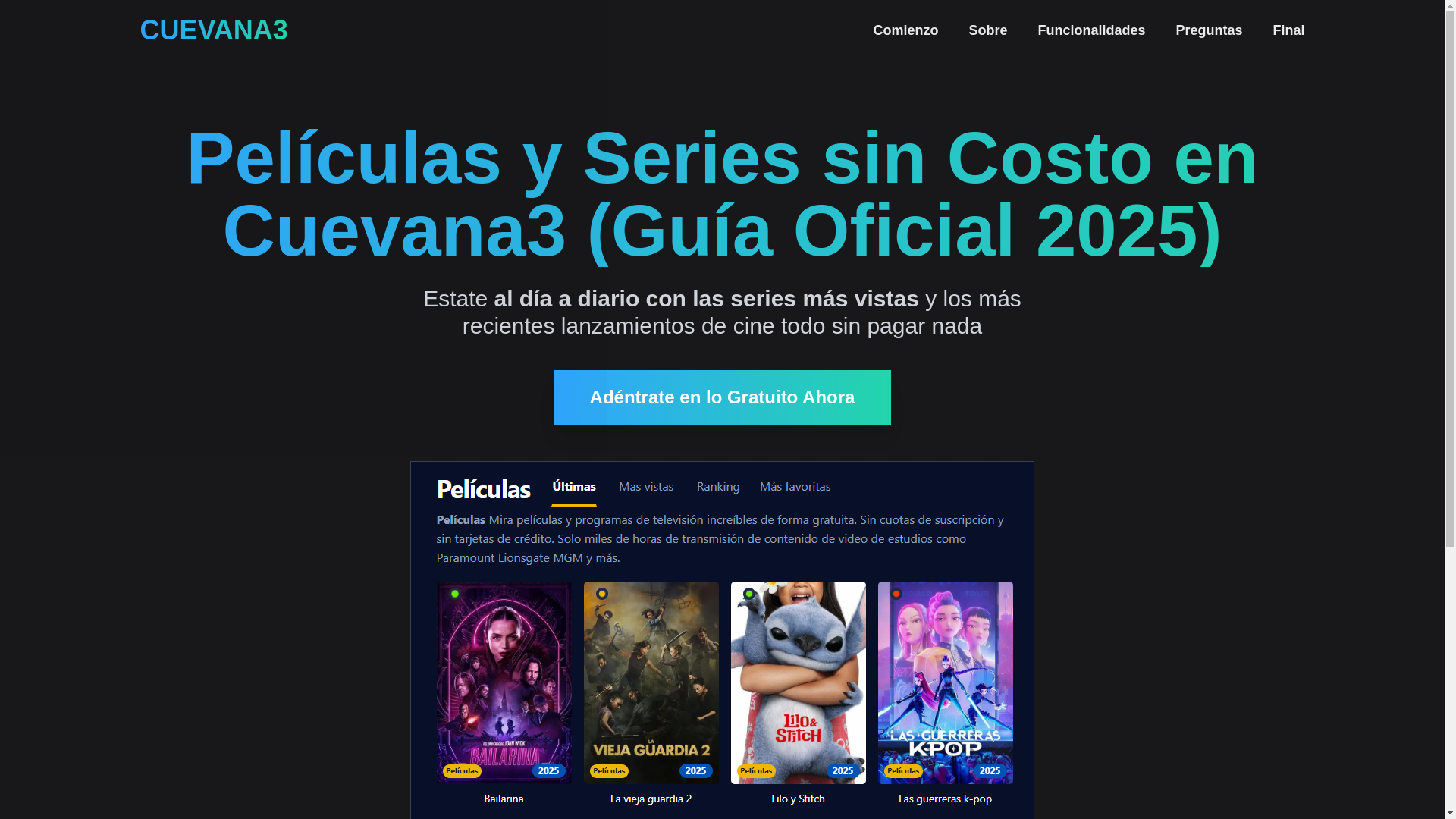 website screenshot of https://cuevana3-dtg8.pages.dev/