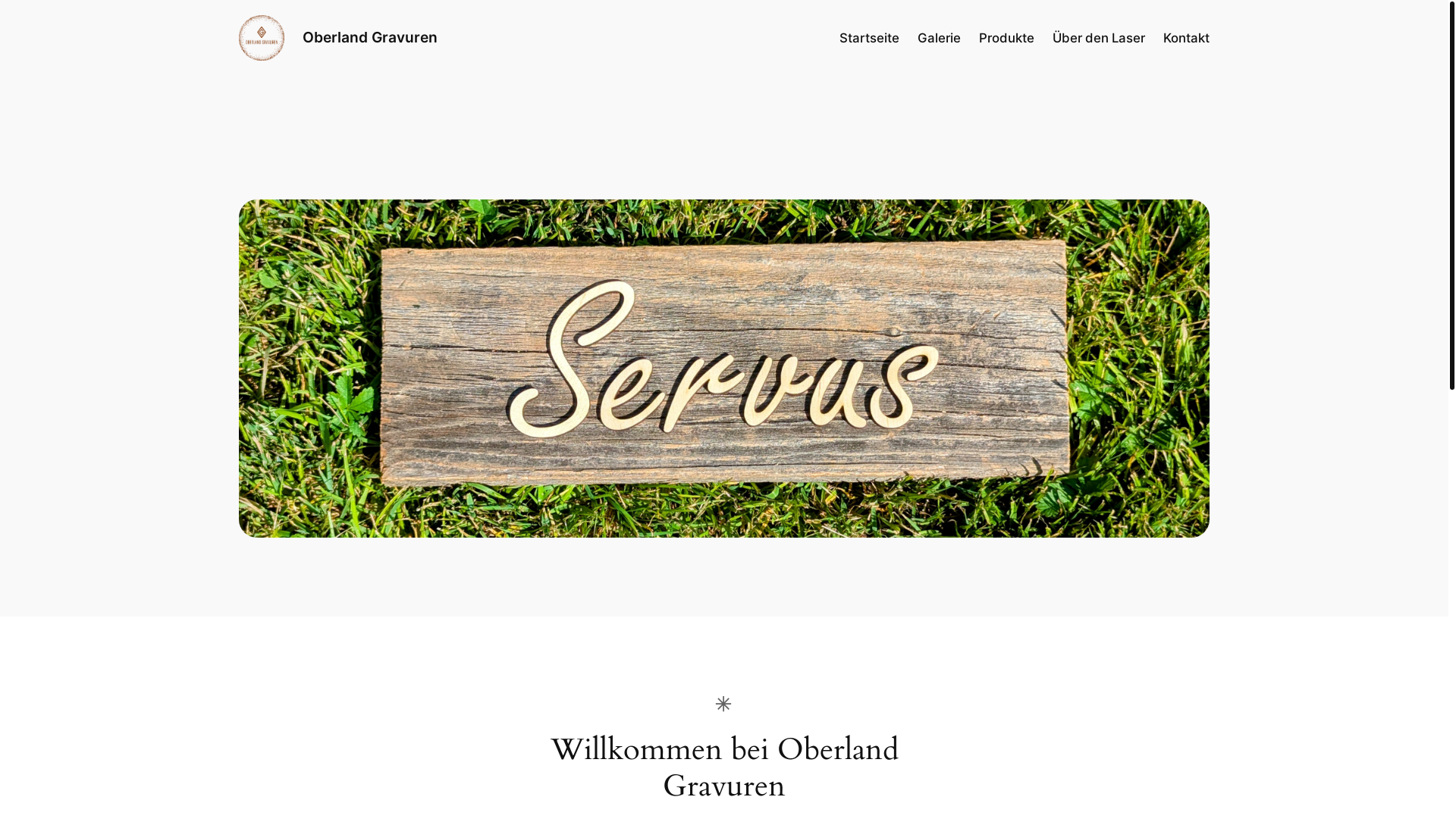 website screenshot of https://oberland-gravuren.de/