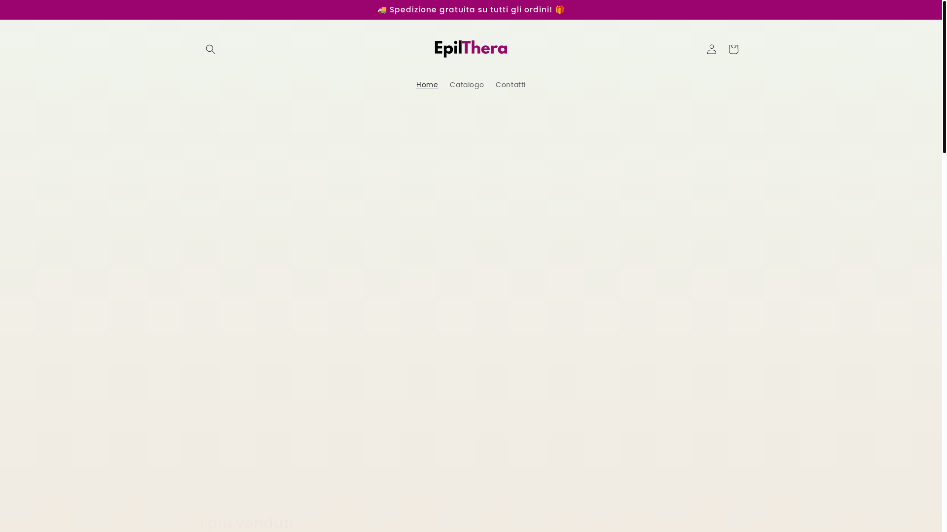 website screenshot of https://epiltherashop.com/