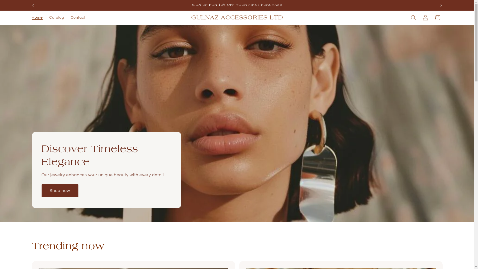 website screenshot of https://exclusivejewleryhub.store/