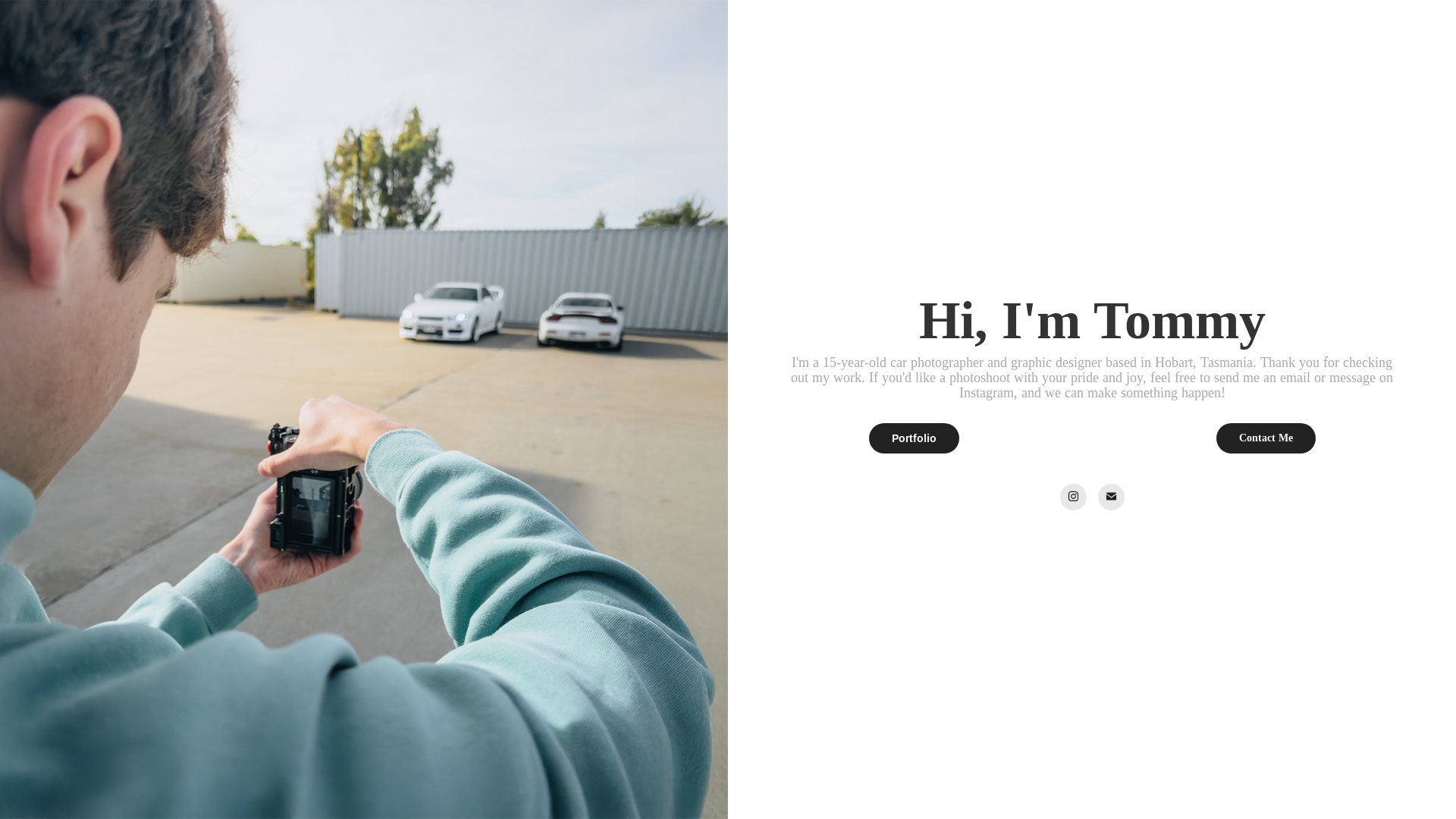 website screenshot of https://bytommymedia.co/