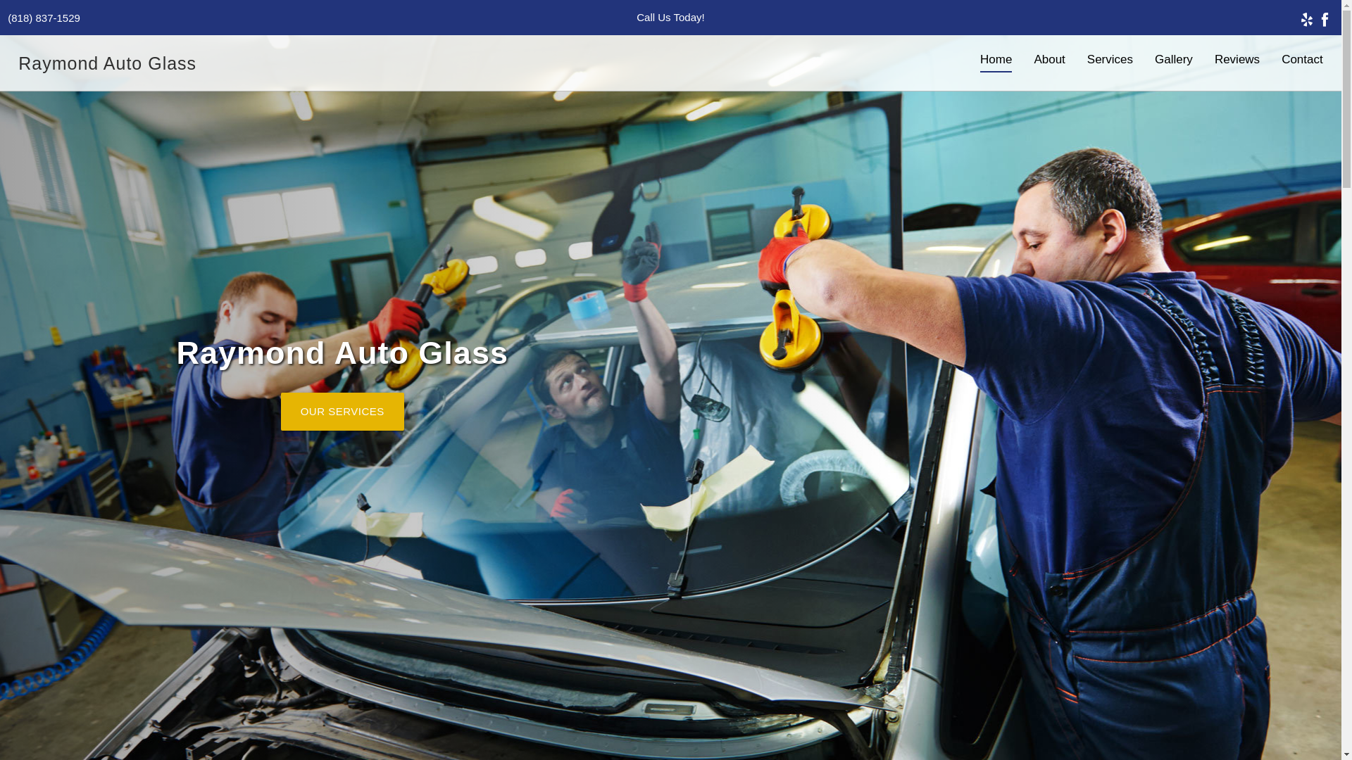 website screenshot of https://raymondautoglassllc.com/