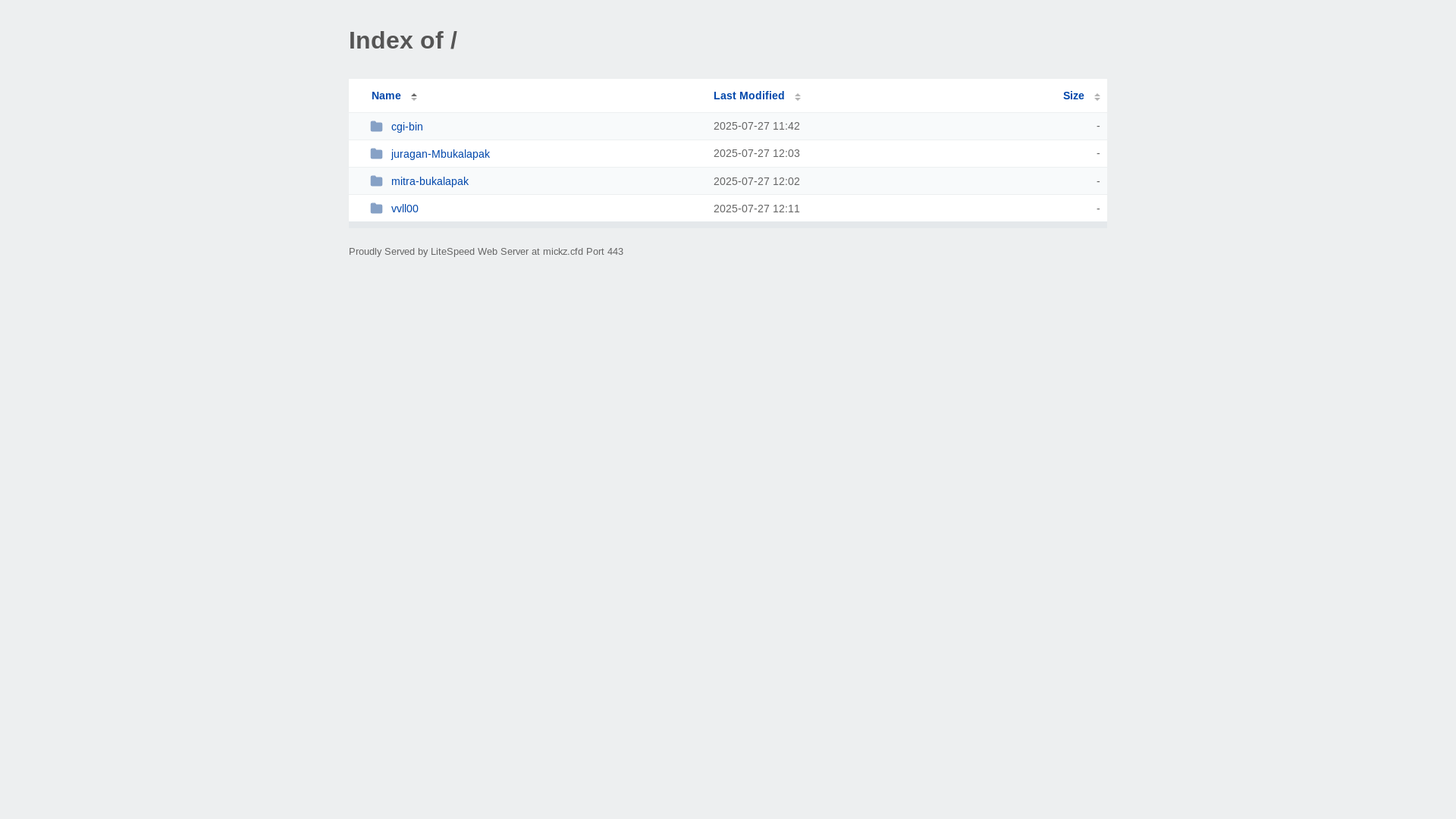 website screenshot of https://mickz.cfd/
