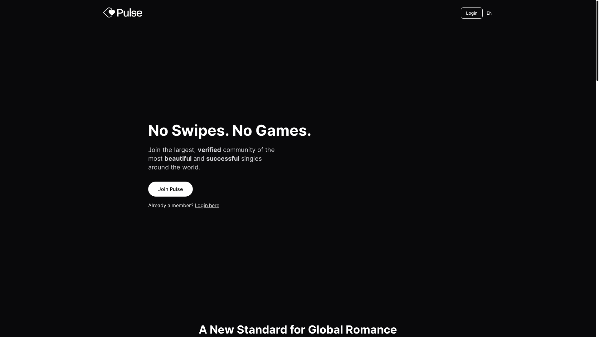 website screenshot of https://pulse-landing-9su.pages.dev/