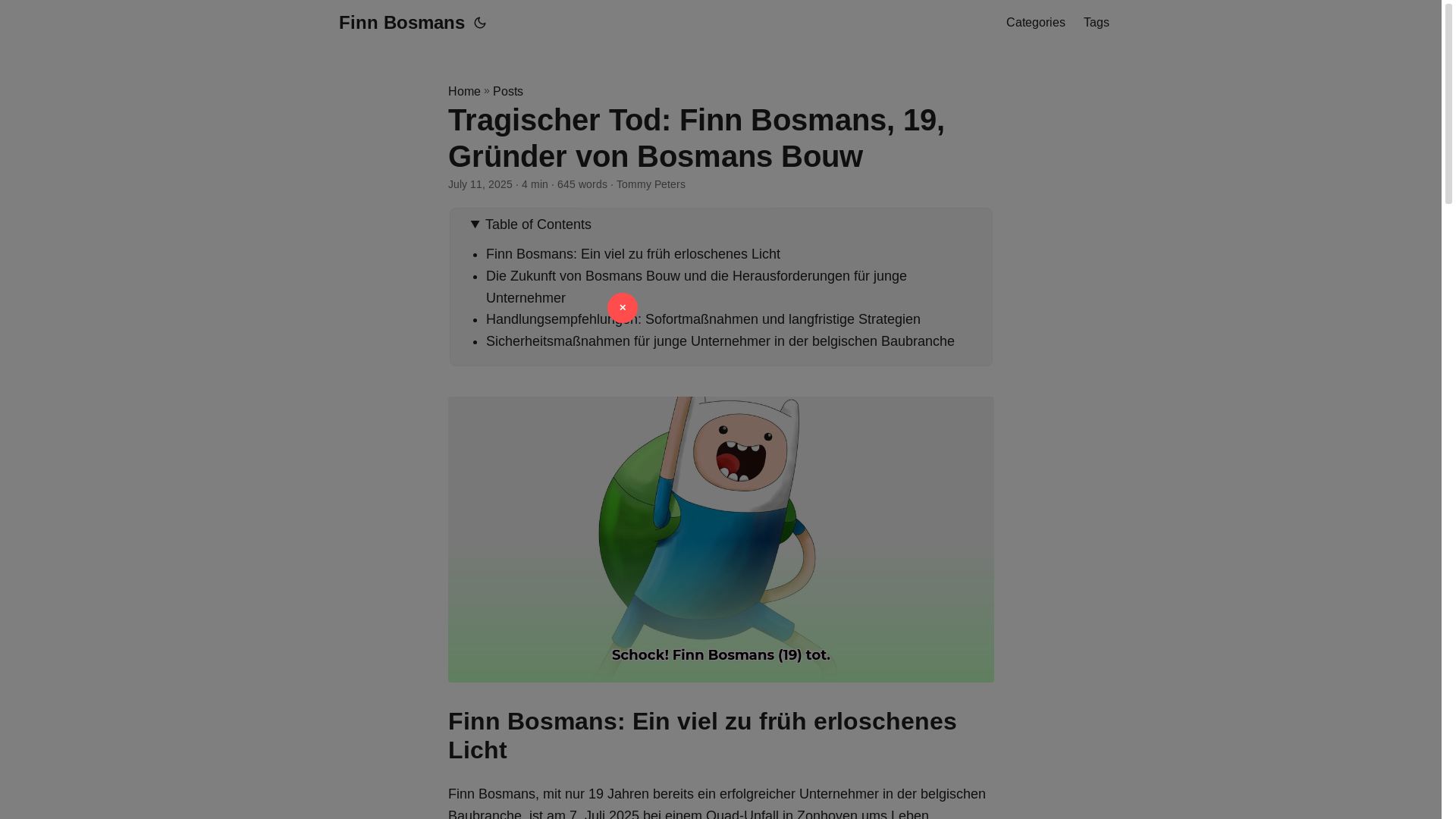 website screenshot of https://finn-bosmans.pages.dev/