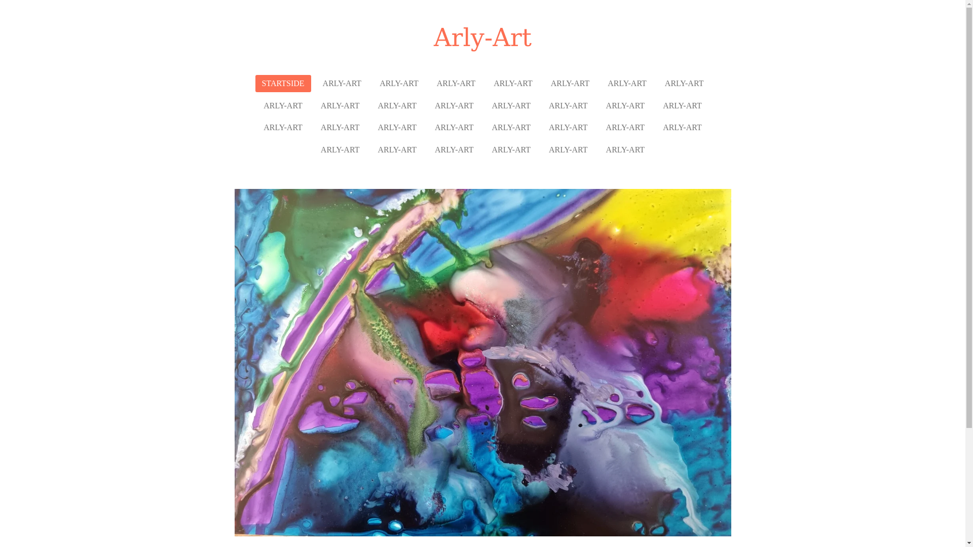 website screenshot of https://arly-art.dk/