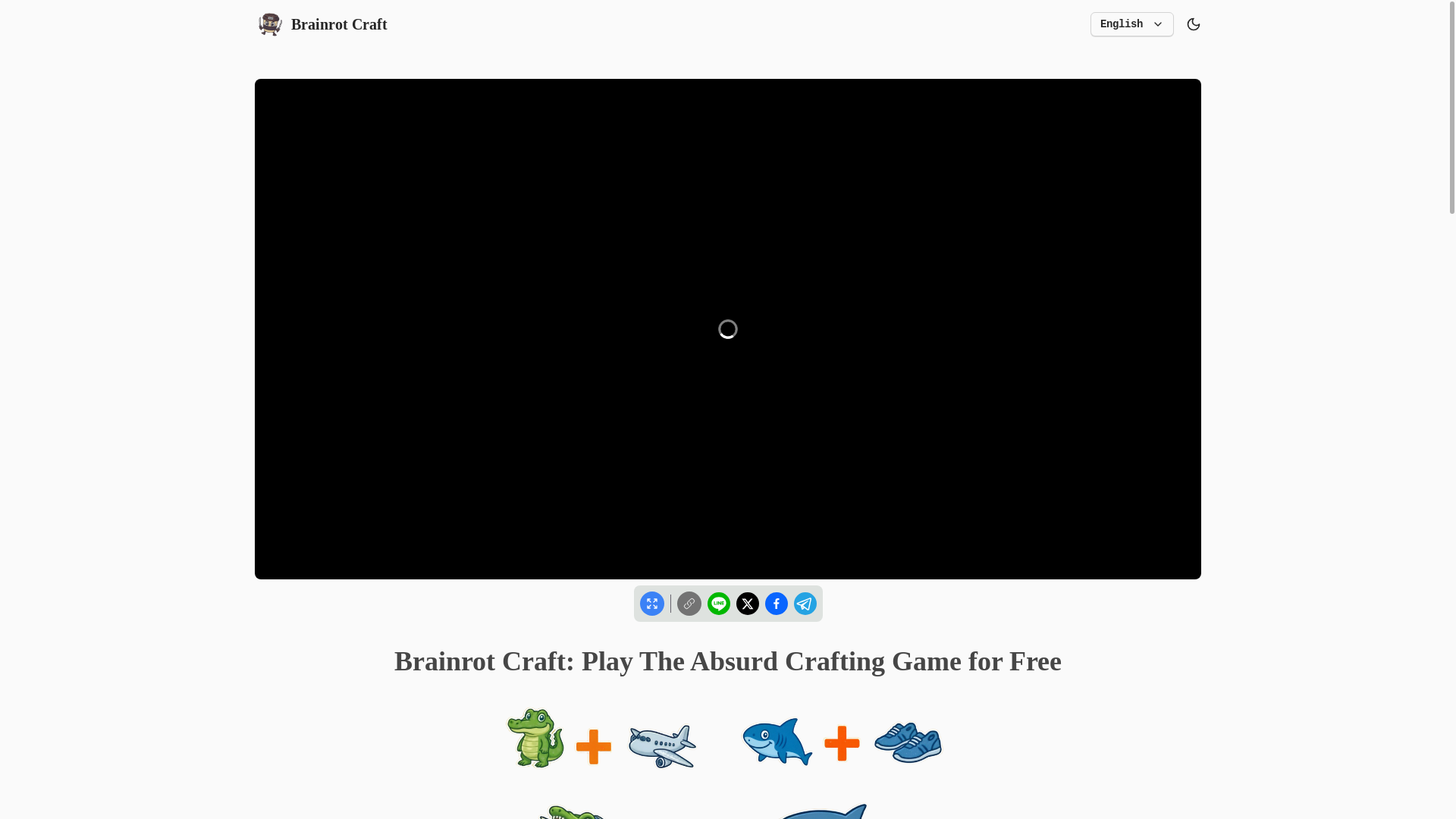 website screenshot of https://brainrotcraft.pages.dev/