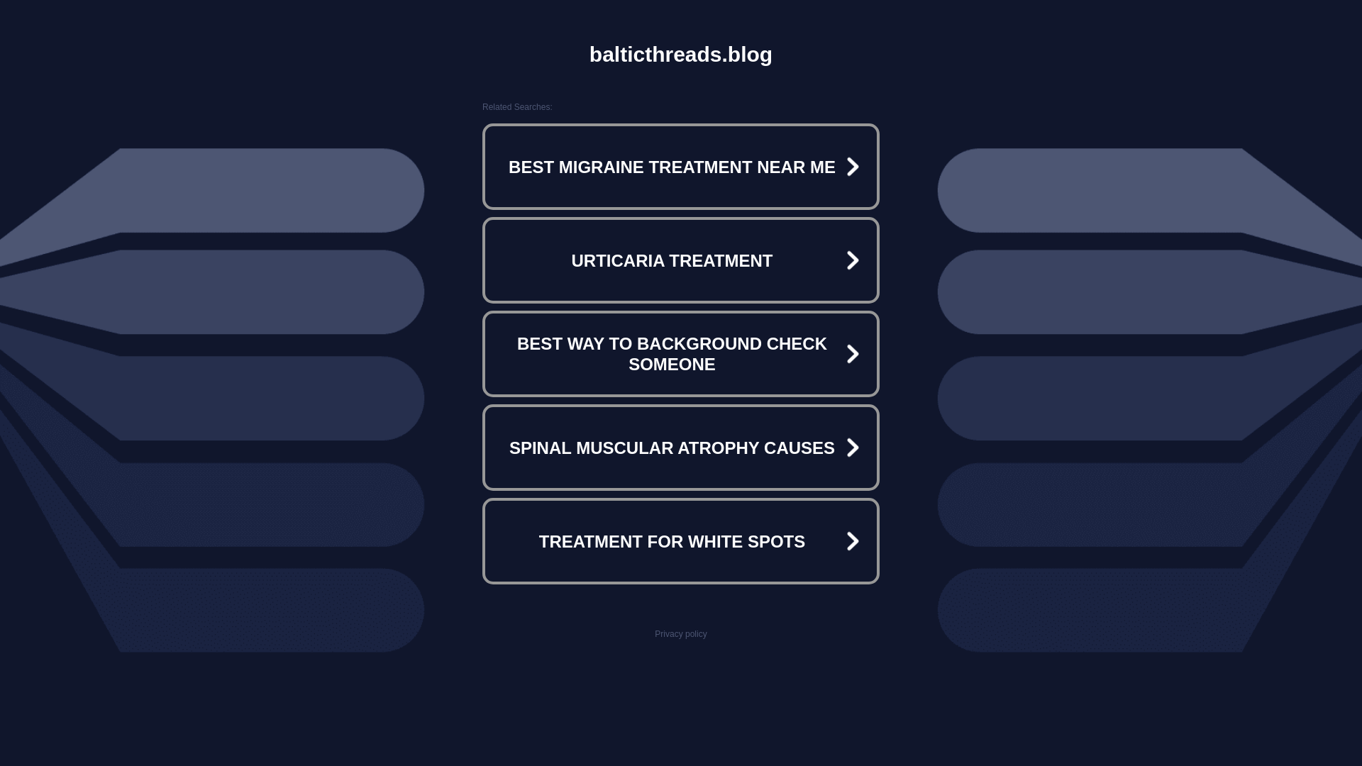 website screenshot of https://balticthreads.blog/