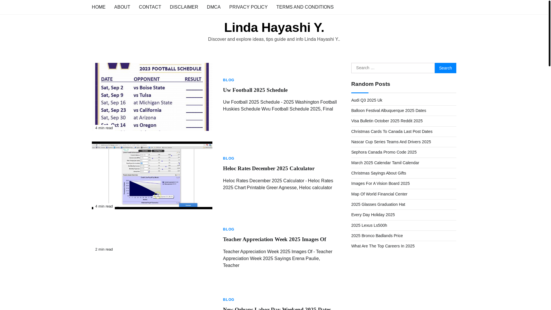 website screenshot of https://lindahayashiy.pages.dev/