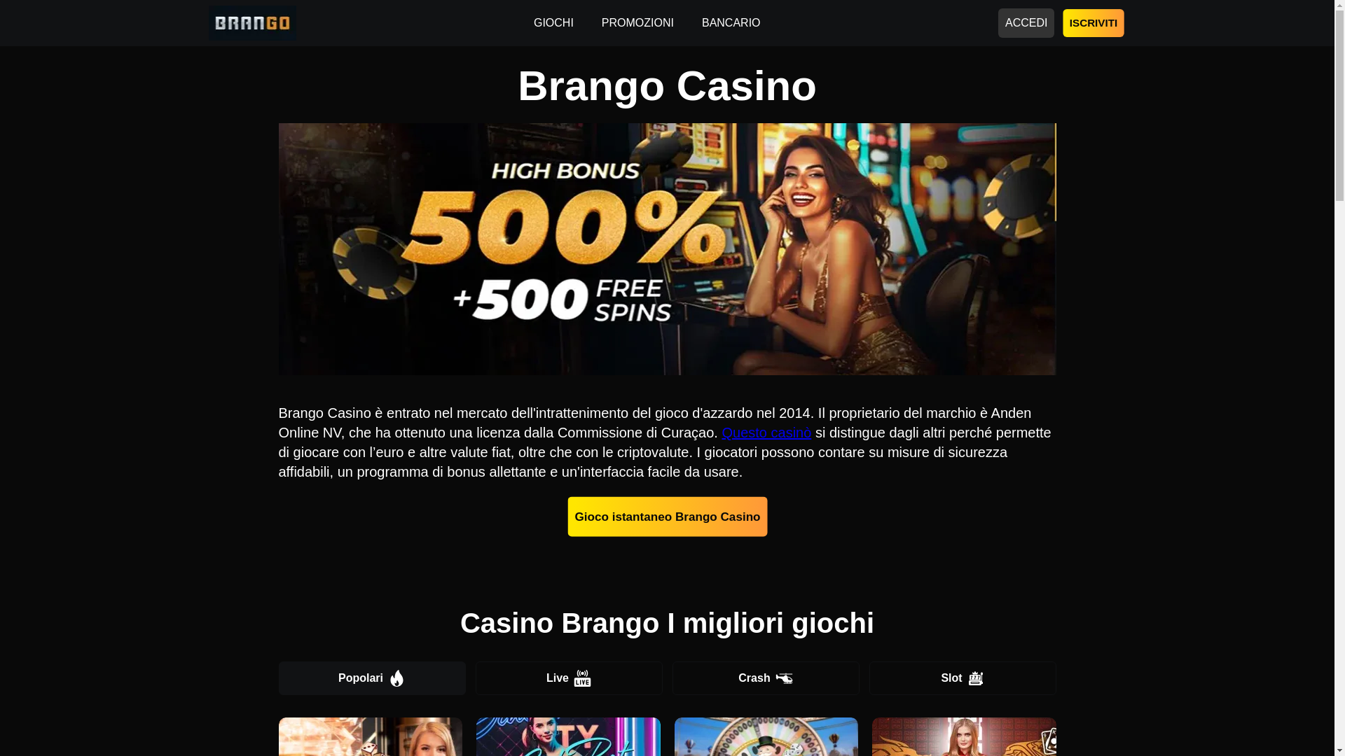 website screenshot of https://brangocasino-it--1585.pages.dev/