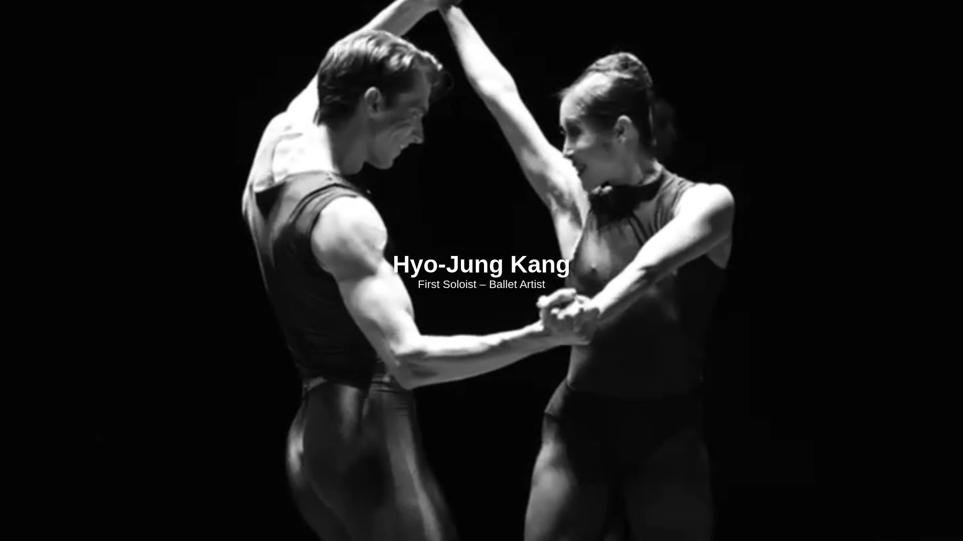 website screenshot of https://kang.dance/