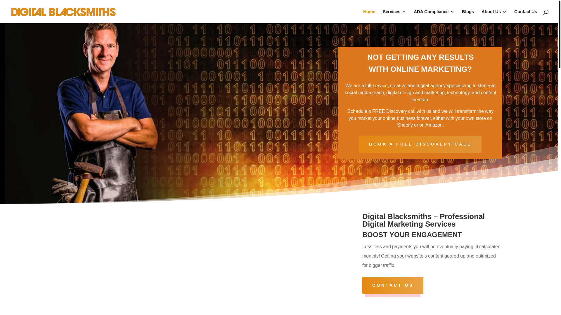 website screenshot of https://meetblacksmiths.com/
