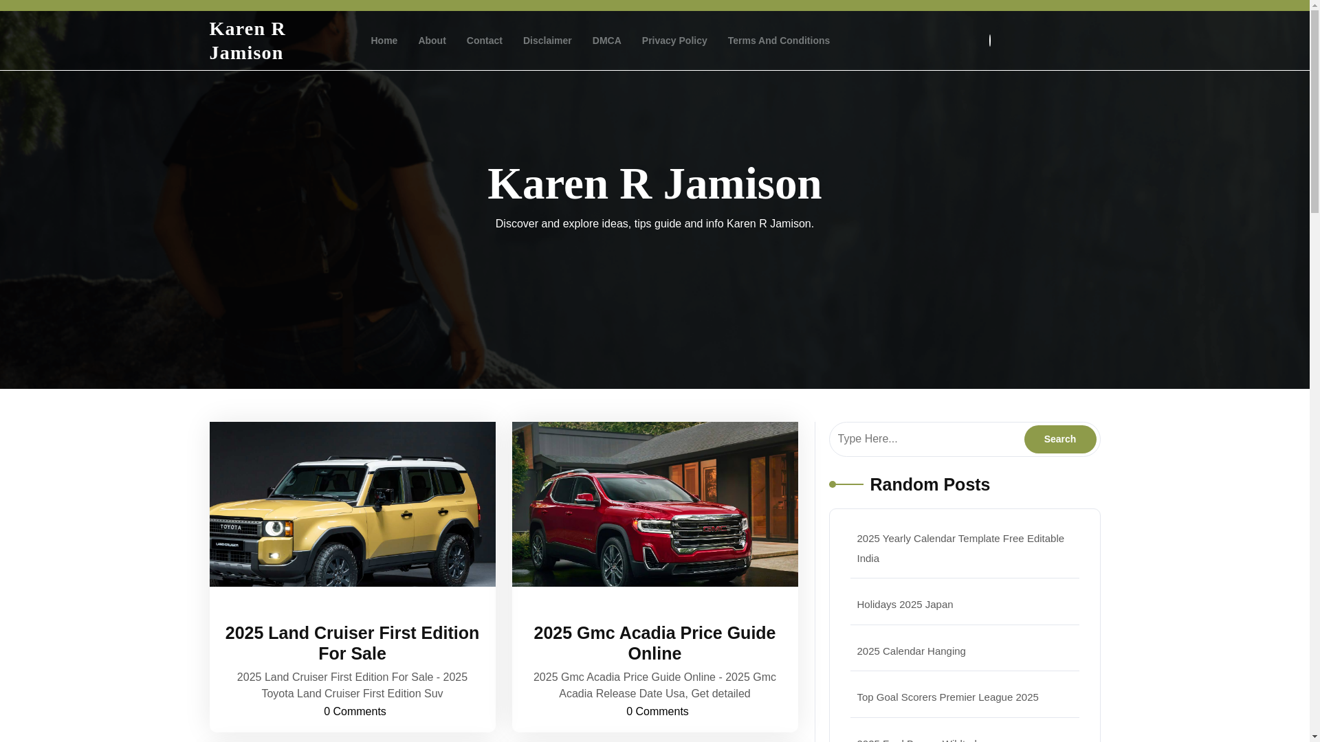 website screenshot of https://karenrjamisonc.pages.dev/