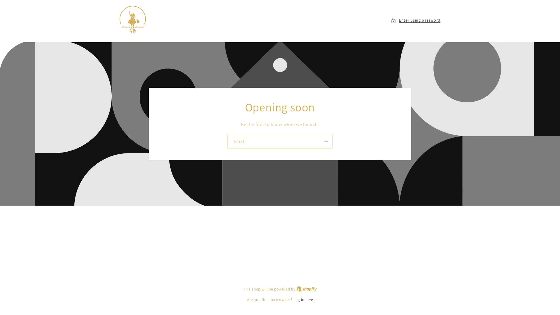 website screenshot of https://create-wonder.shop/