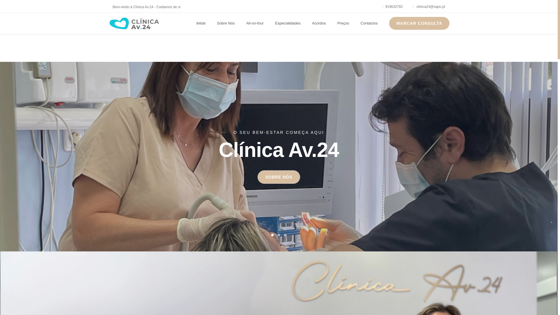 website screenshot of https://clinica-24.pages.dev/