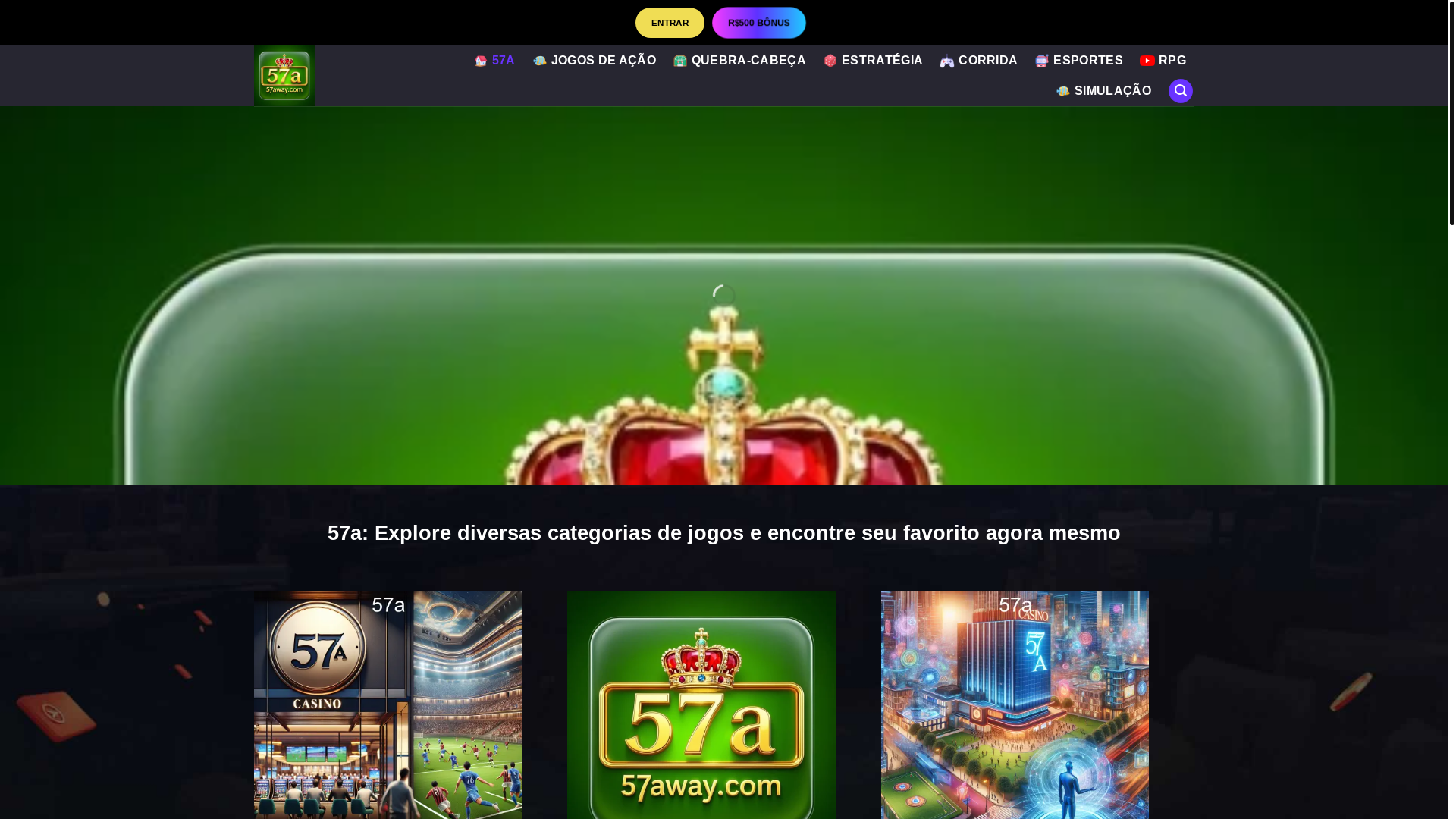 website screenshot of https://57away.com/