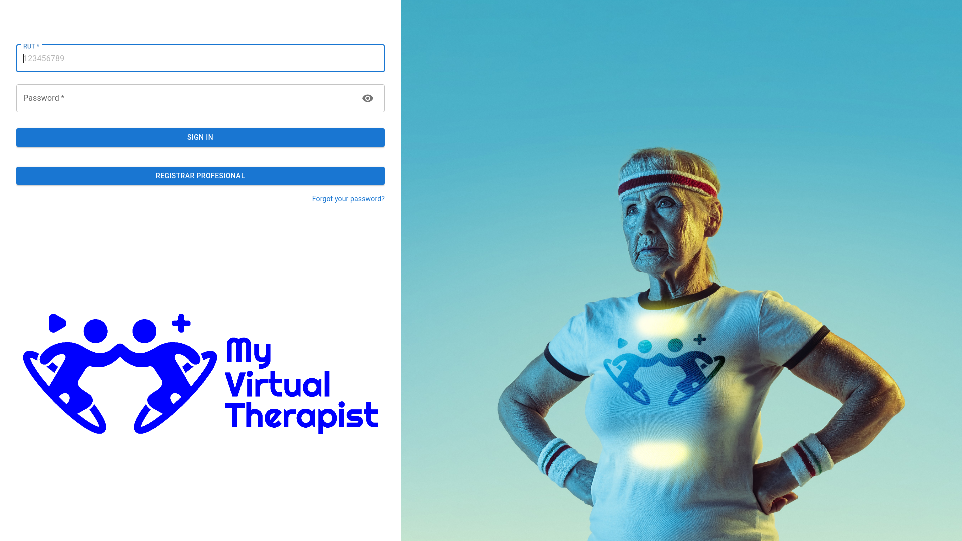 website screenshot of https://myvirtualtherapist.pages.dev/