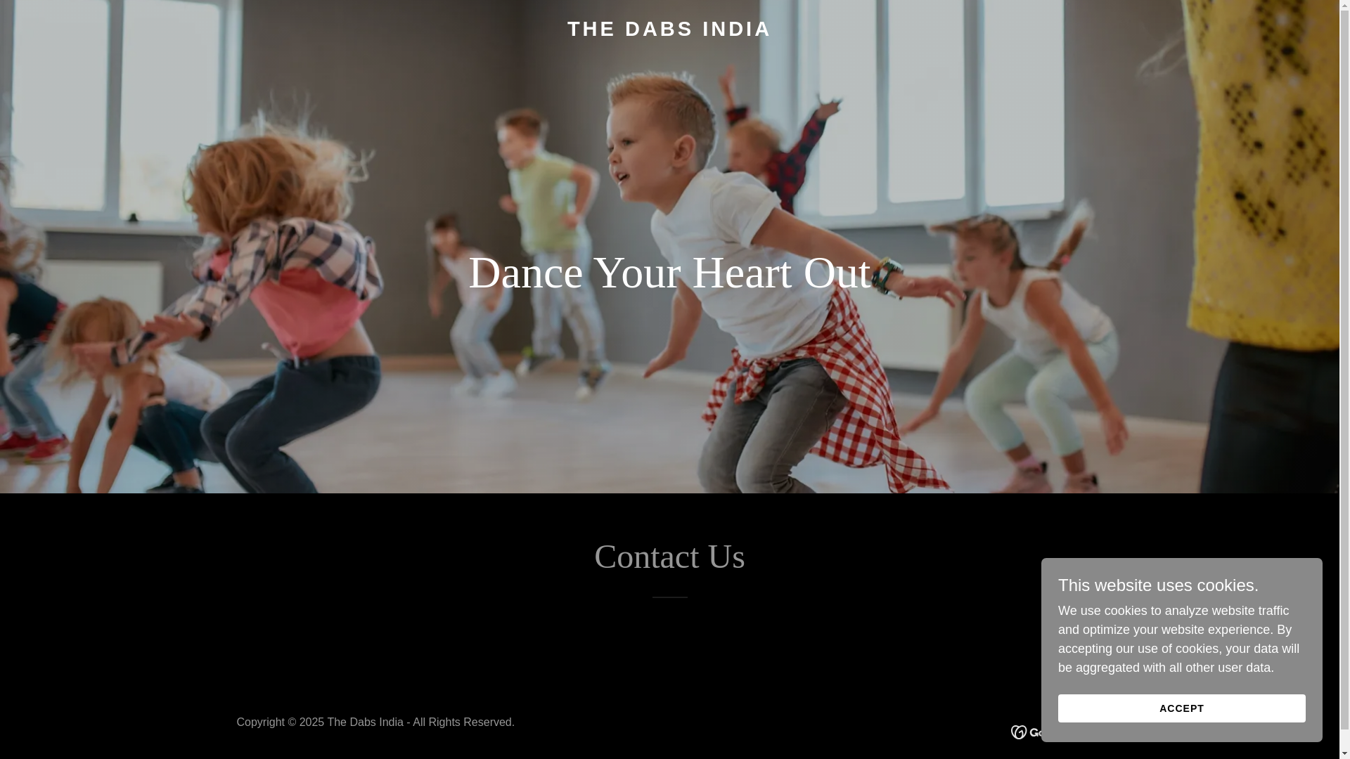 website screenshot of https://thedabsindia.com/