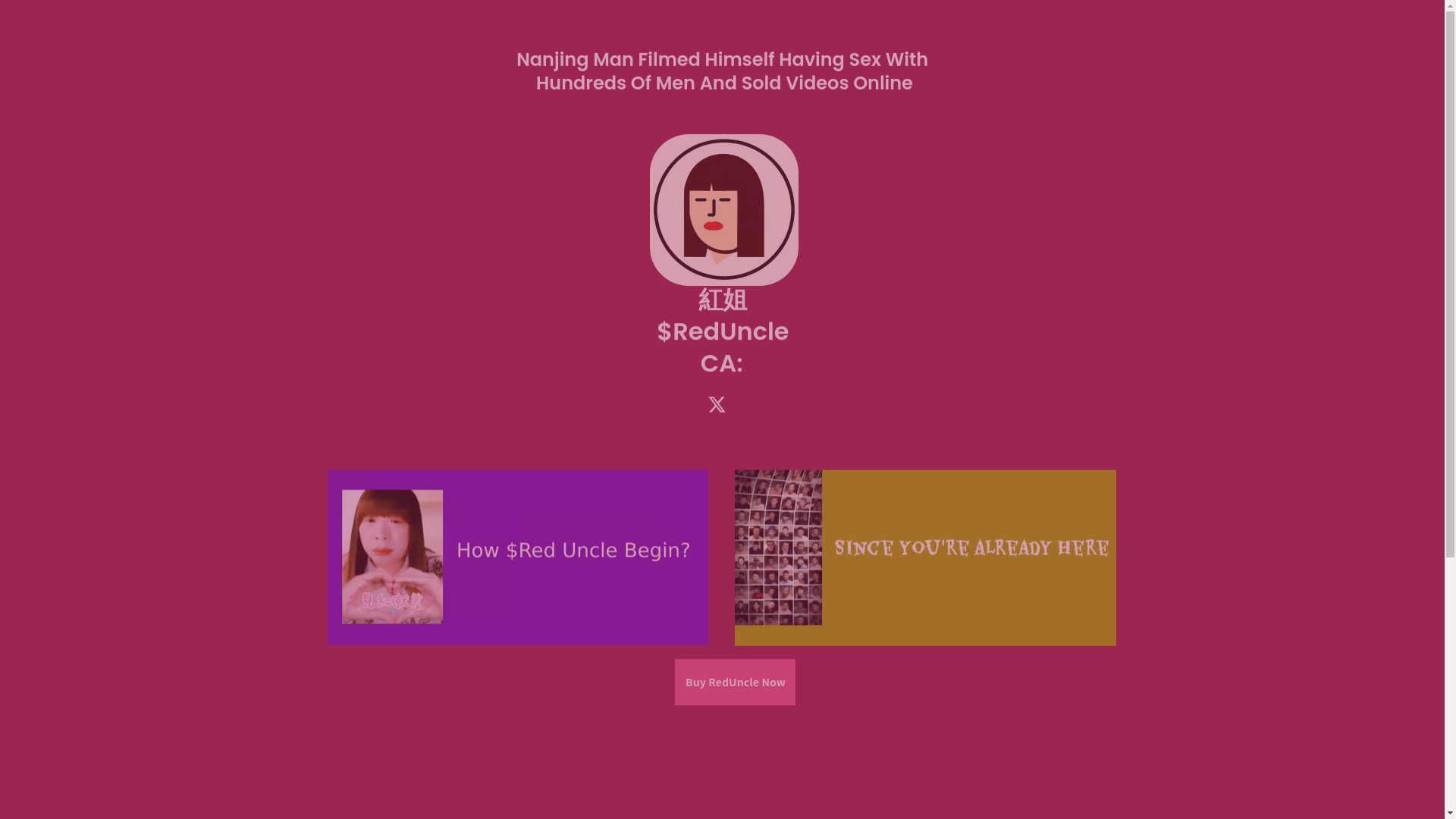 website screenshot of https://reduncle.fun/
