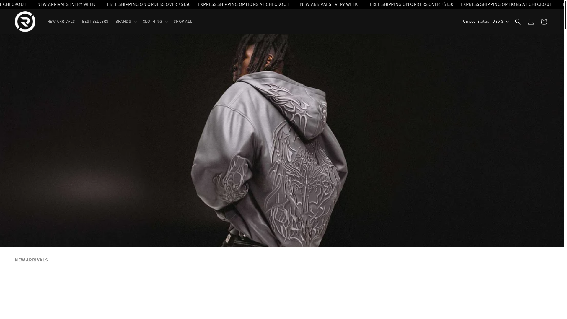 website screenshot of https://restocker.shop/