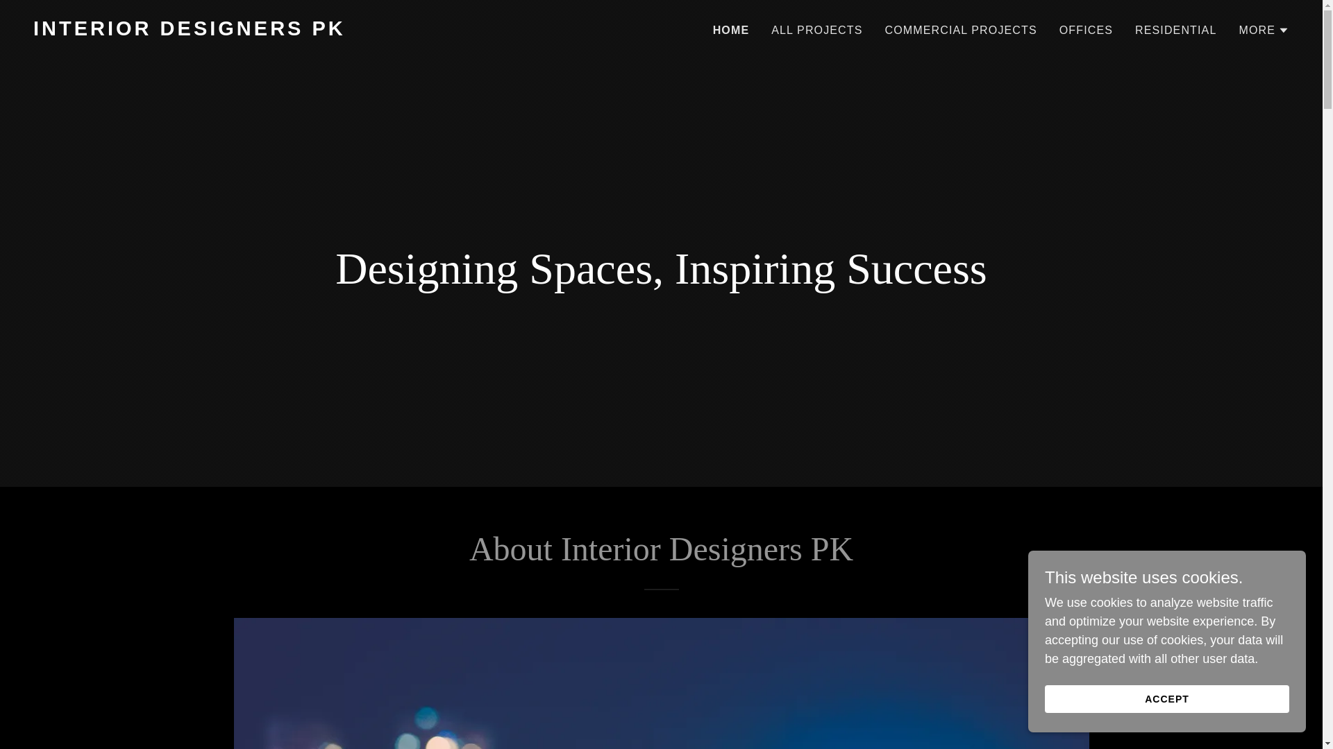website screenshot of https://interiordesignerspk.com/