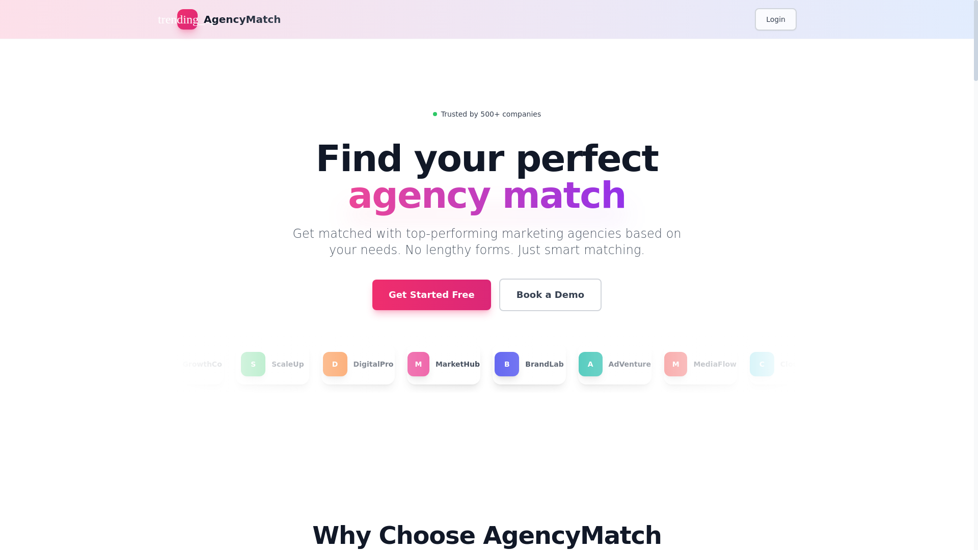 website screenshot of https://scalingad.com/