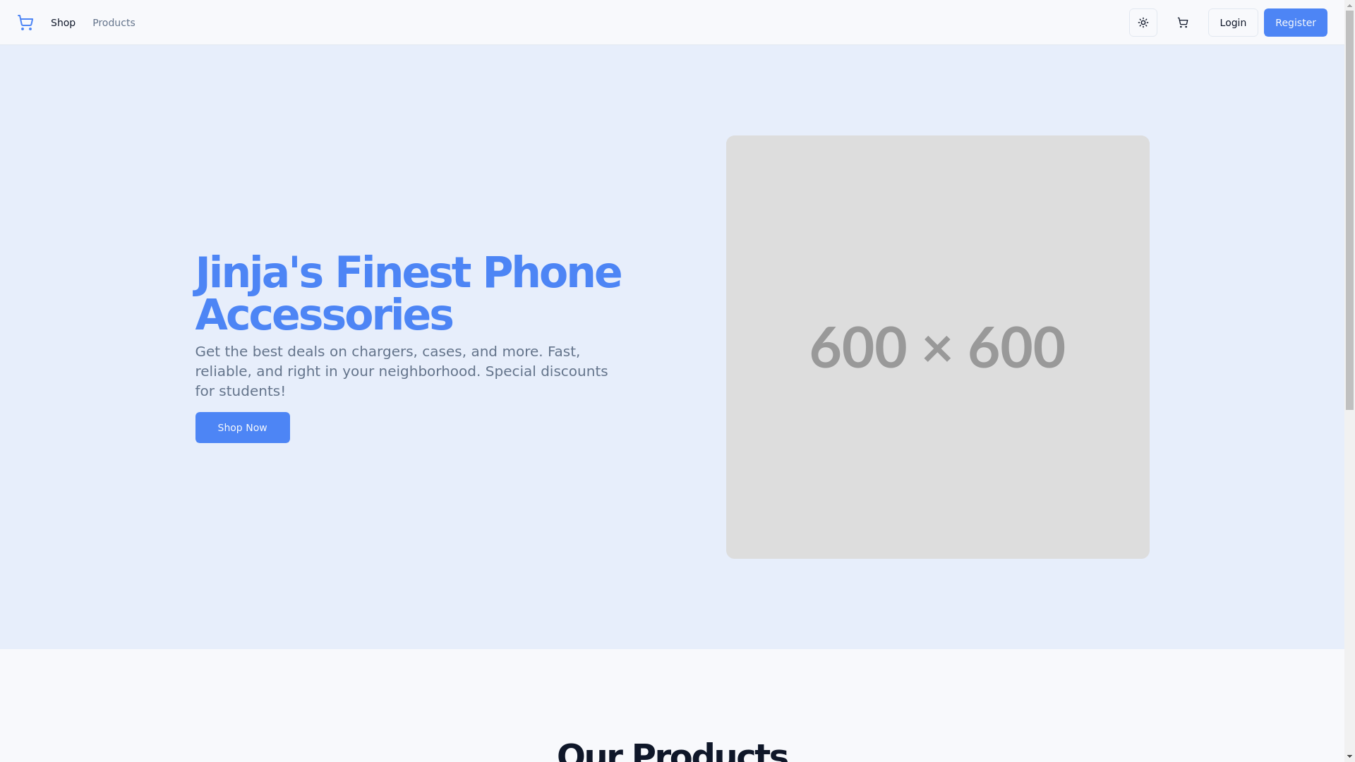 website screenshot of https://mainstreet-cart.pages.dev/