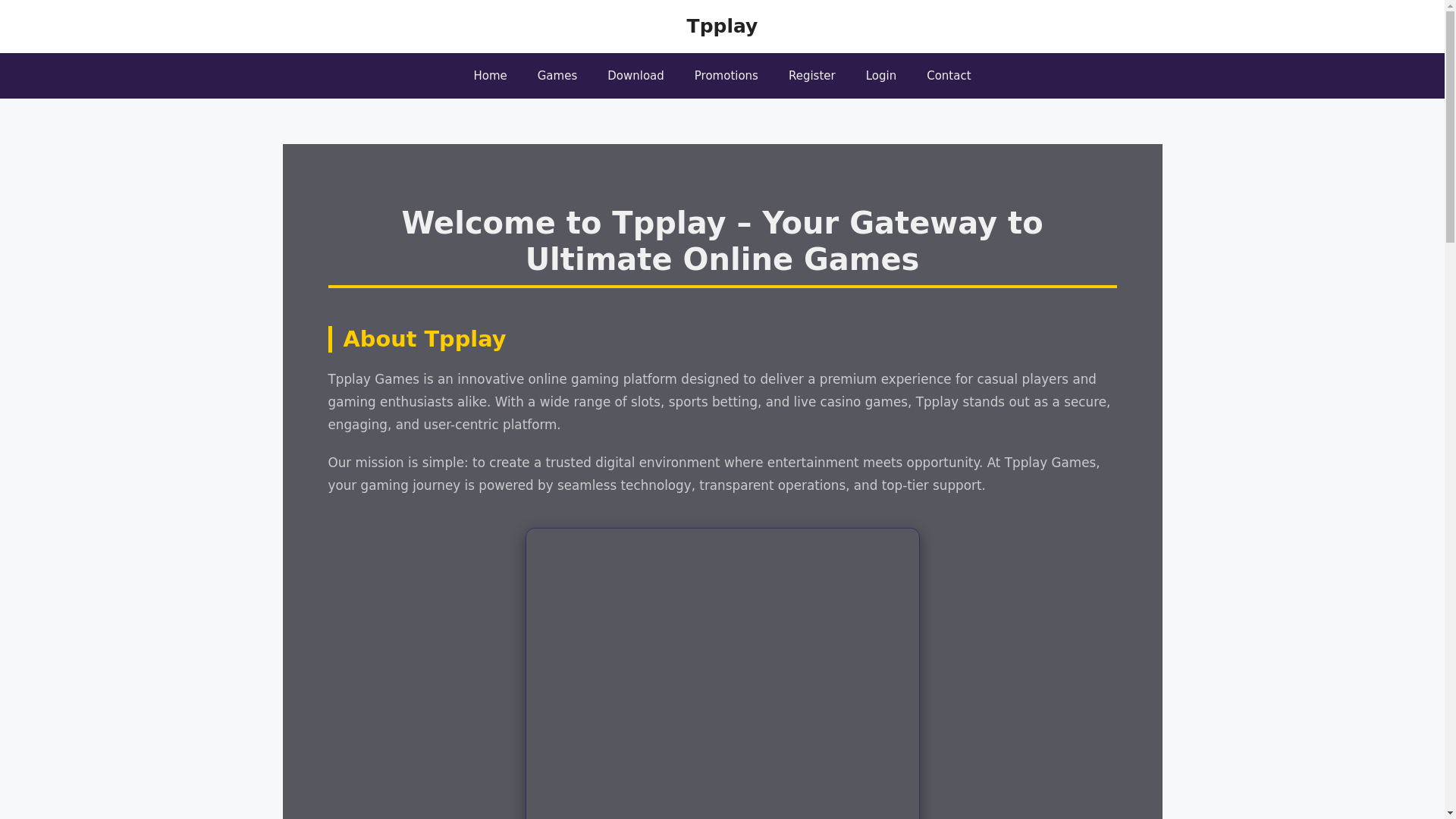 website screenshot of https://tpplayindia.com/