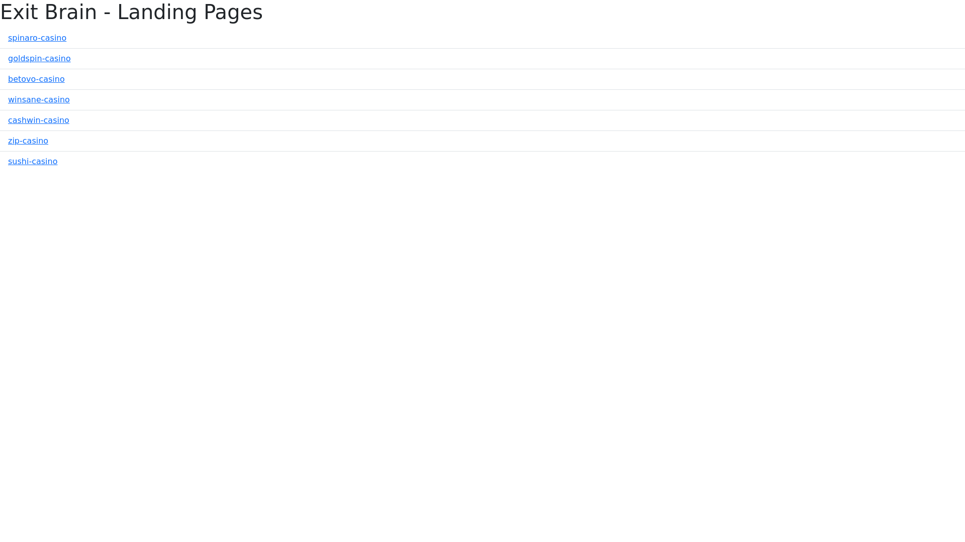 website screenshot of https://exit-brain-pages-poc.pages.dev/