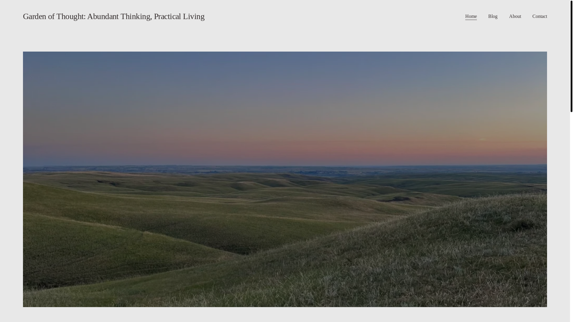 website screenshot of https://thegardenofthought.com/