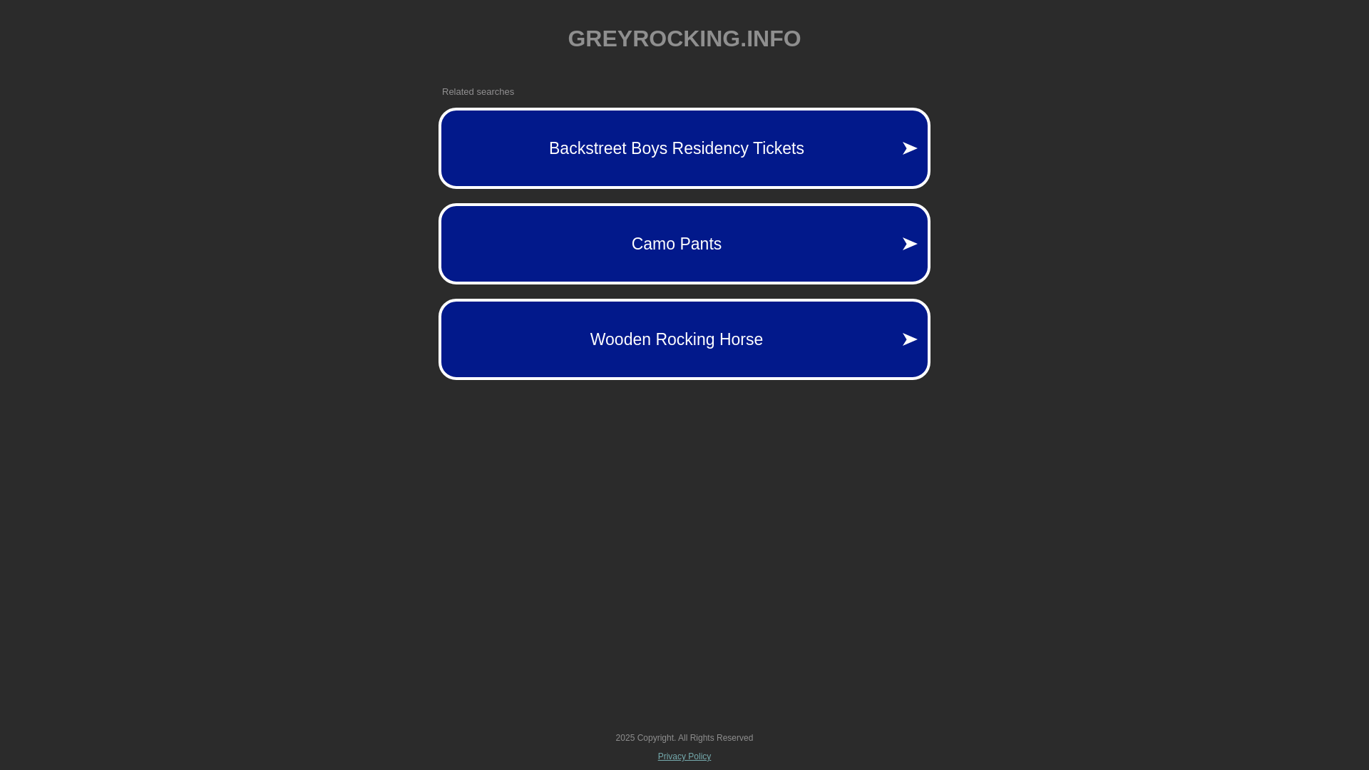 website screenshot of https://greyrocking.info/
