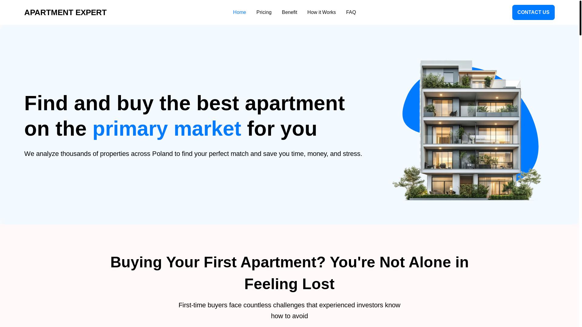 website screenshot of https://apartmentexpert.eu/