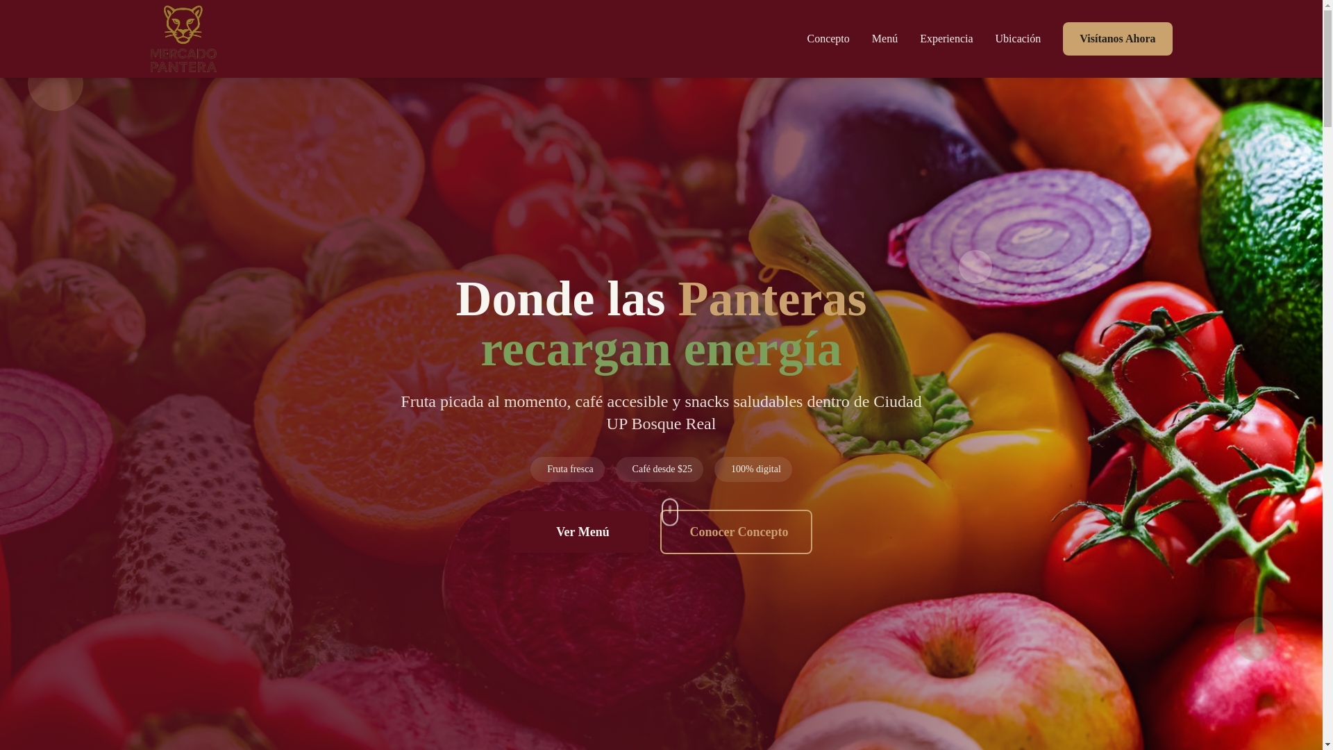 website screenshot of https://mercadopantera.com/