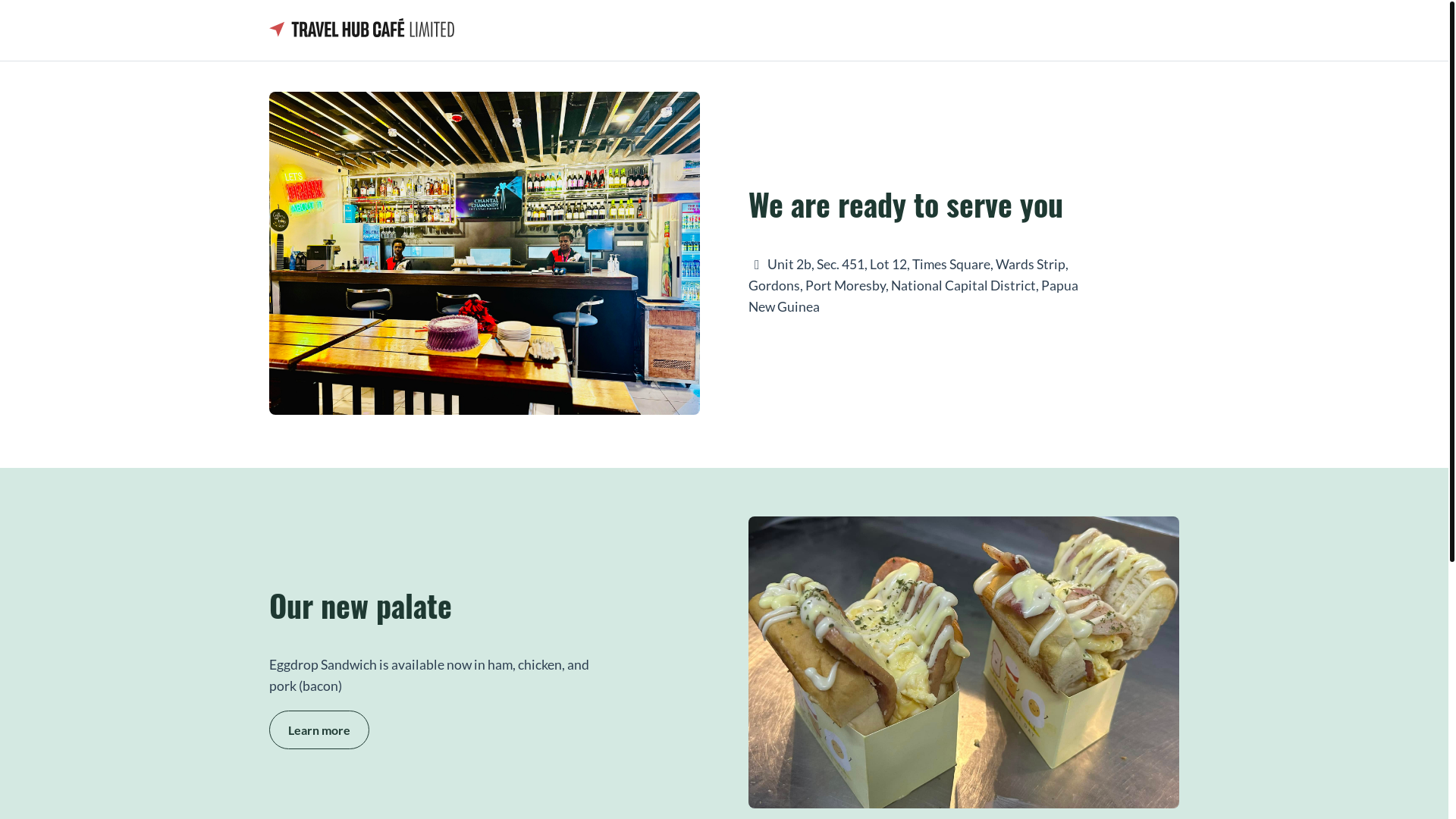 website screenshot of https://travelhubcafe.pages.dev/