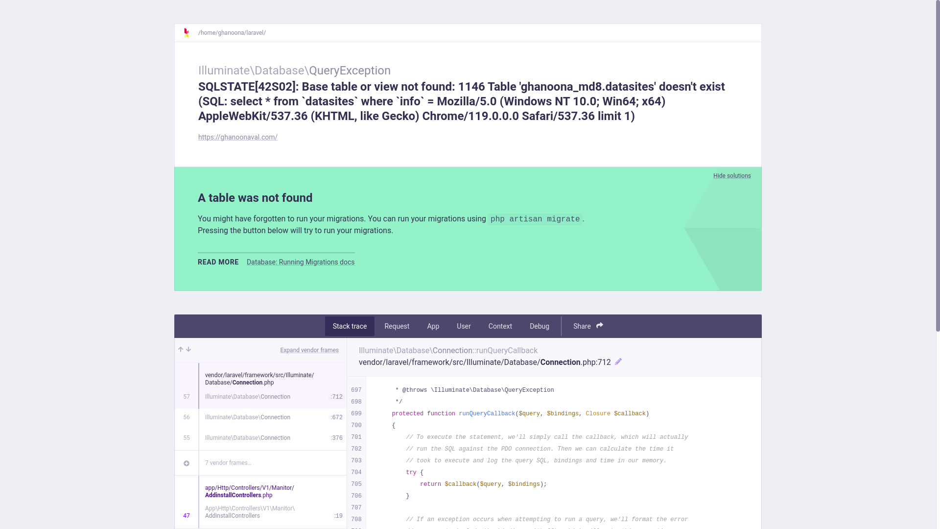 website screenshot of https://ghanoonaval.com/