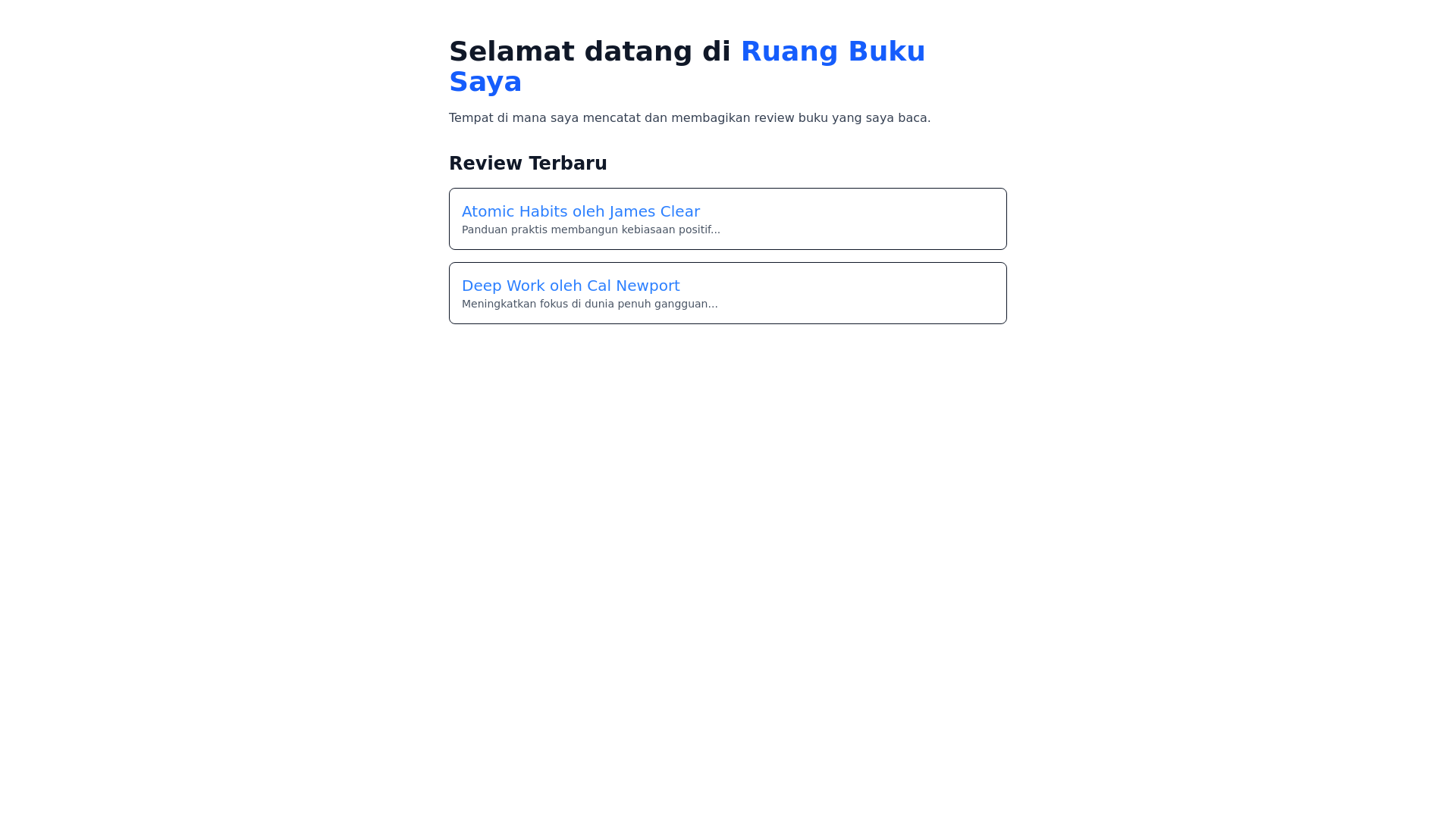 website screenshot of https://ruangbukusaya.pages.dev/