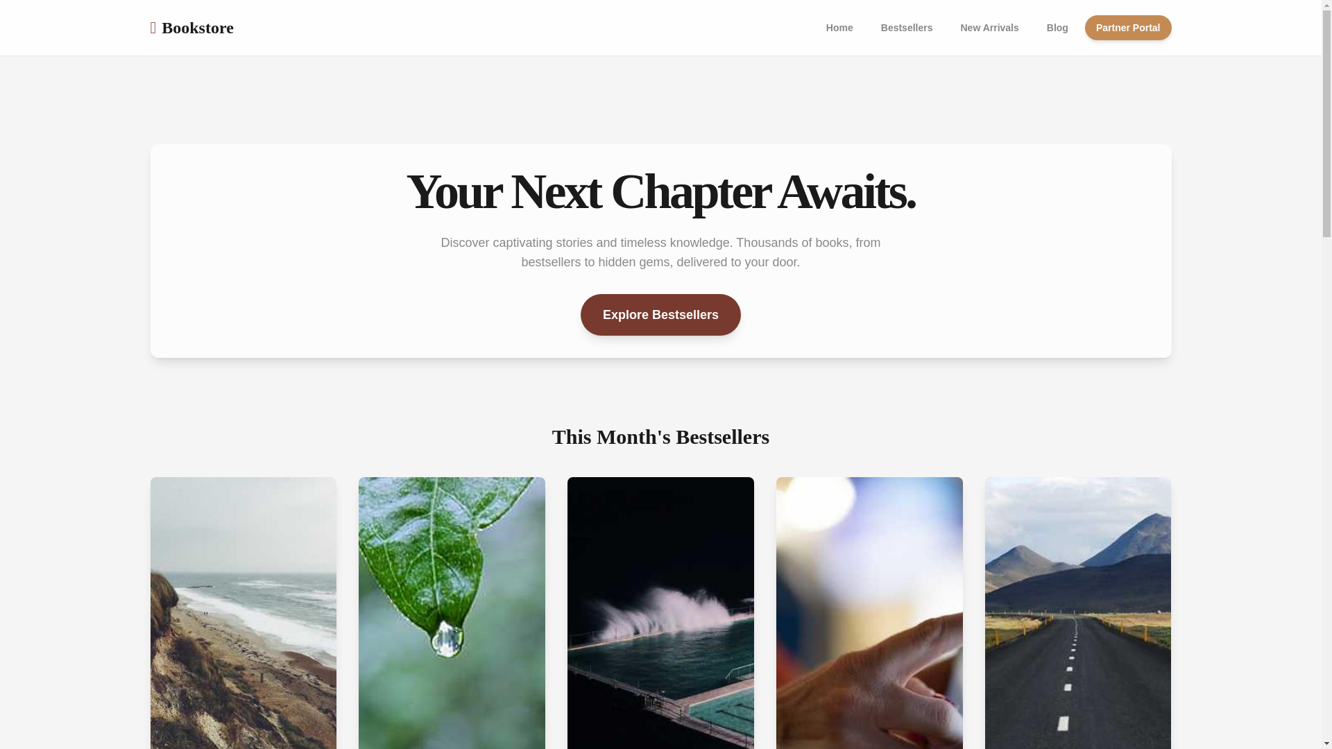 website screenshot of https://danielsbookstore.pages.dev/