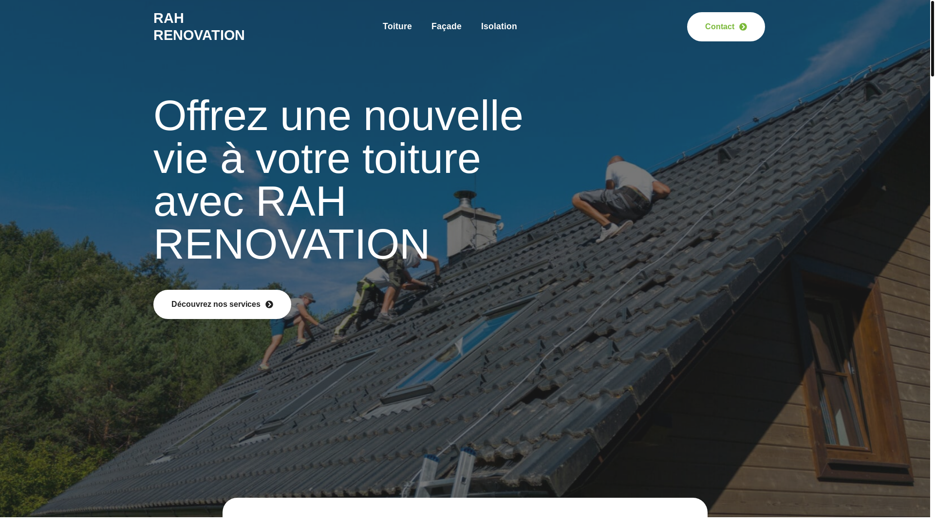 website screenshot of https://renovationetamenagementdelhabitat.fr/