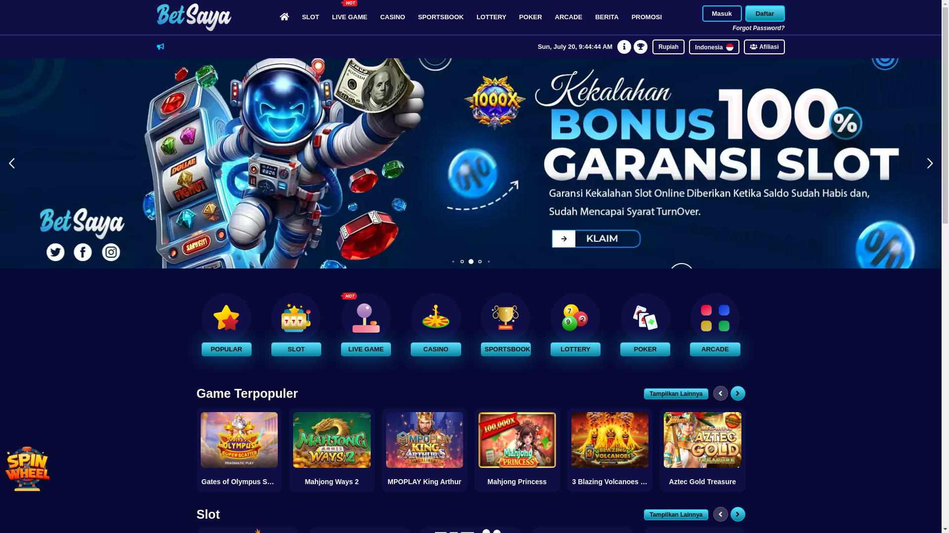 website screenshot of https://betsayavip.diy/