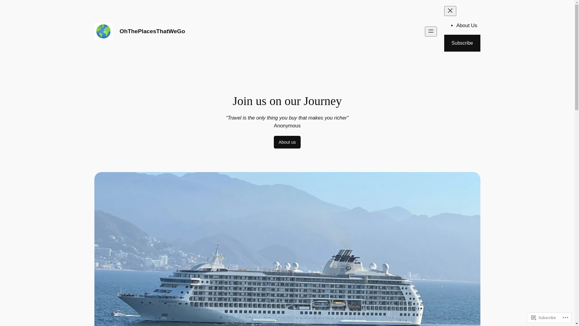 website screenshot of https://ohtheplacesthatwego.com/