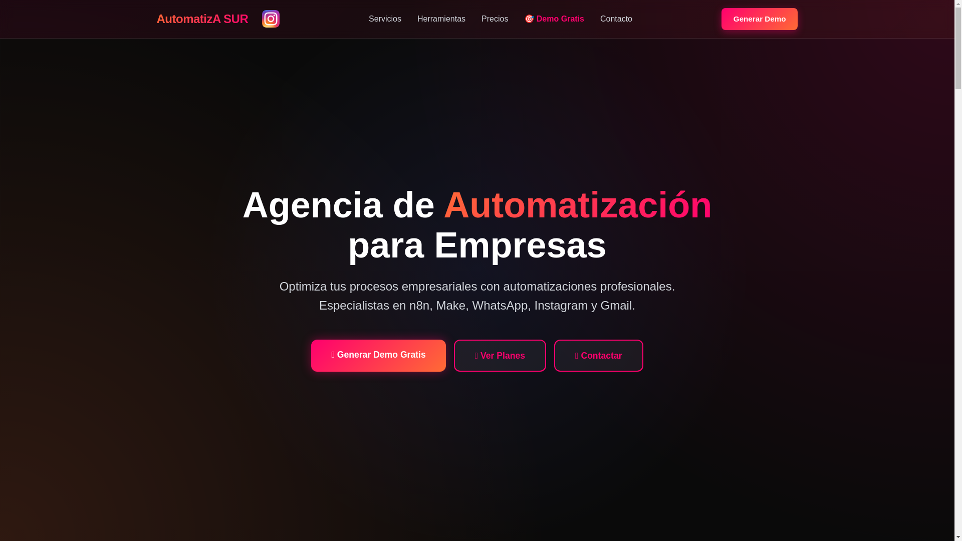website screenshot of https://automatizai.pages.dev/
