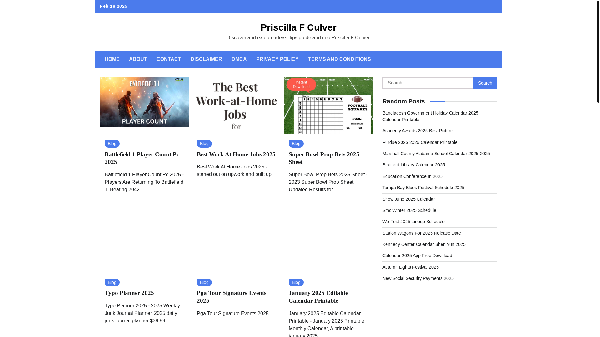 website screenshot of https://priscillafculverg.pages.dev/