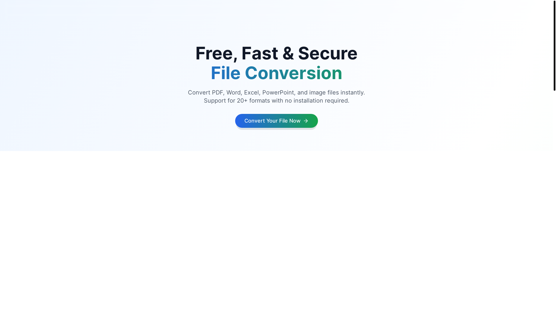 website screenshot of https://convertbridge.site/