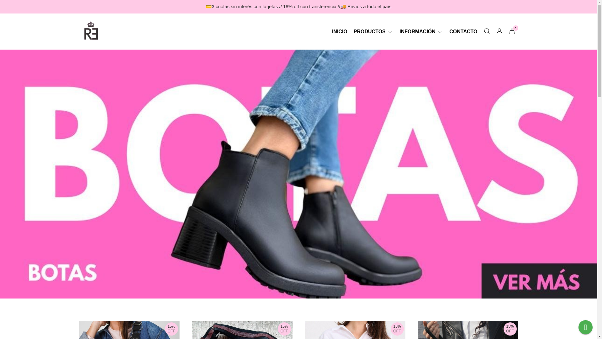 website screenshot of https://reinaelisabet.com.ar/
