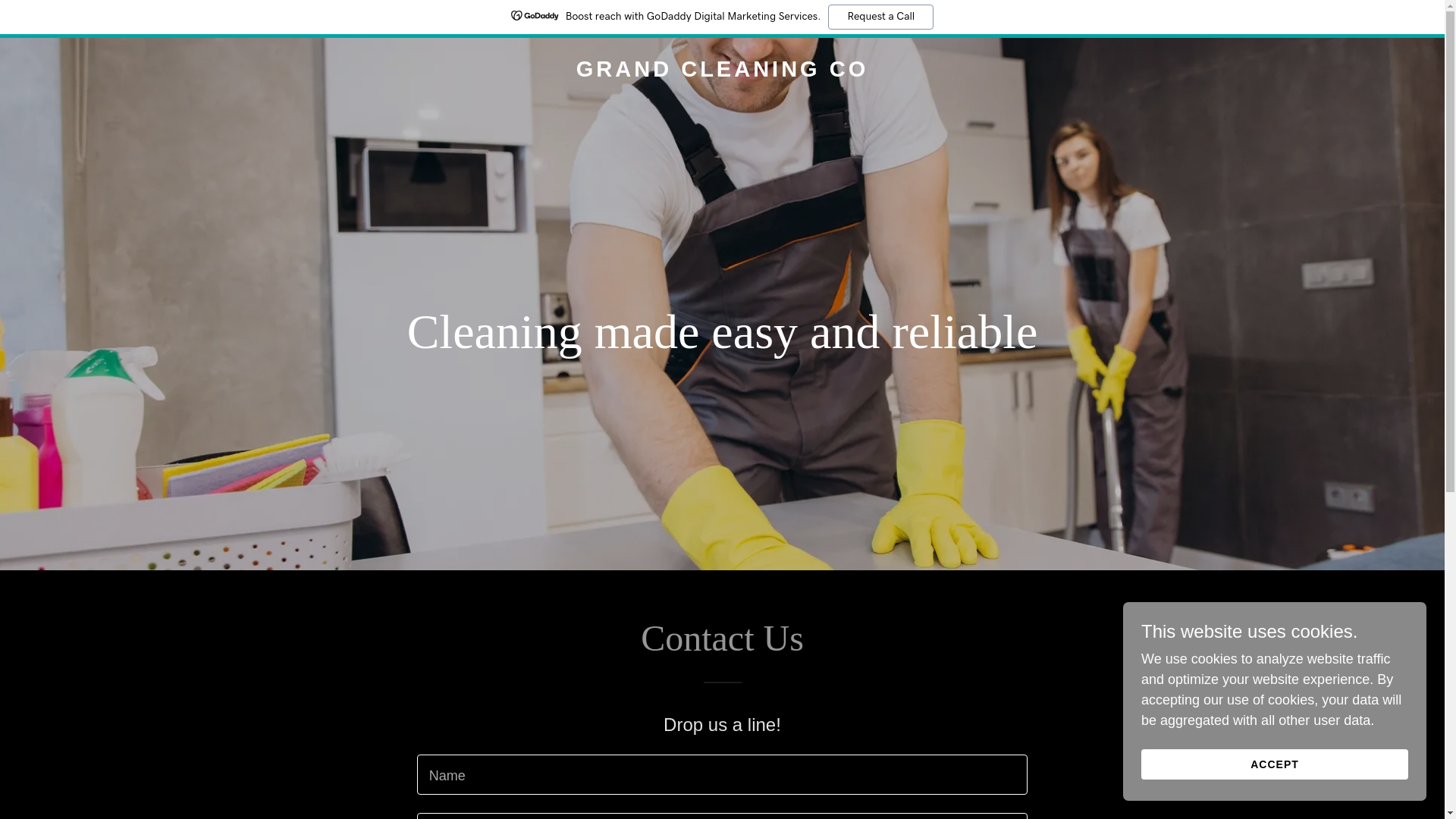 website screenshot of https://grandcleaningco.com/